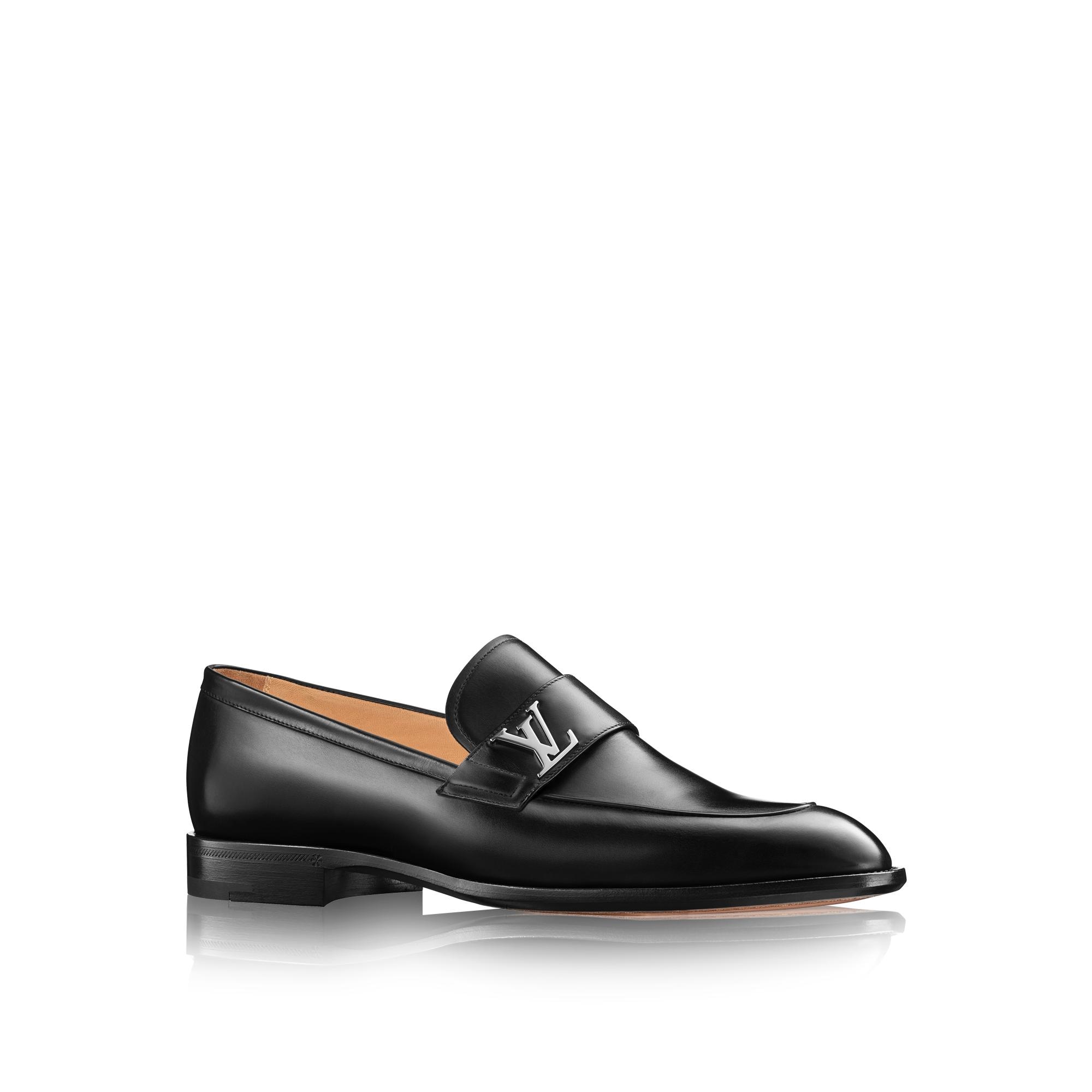 louis vuitton leather loafers