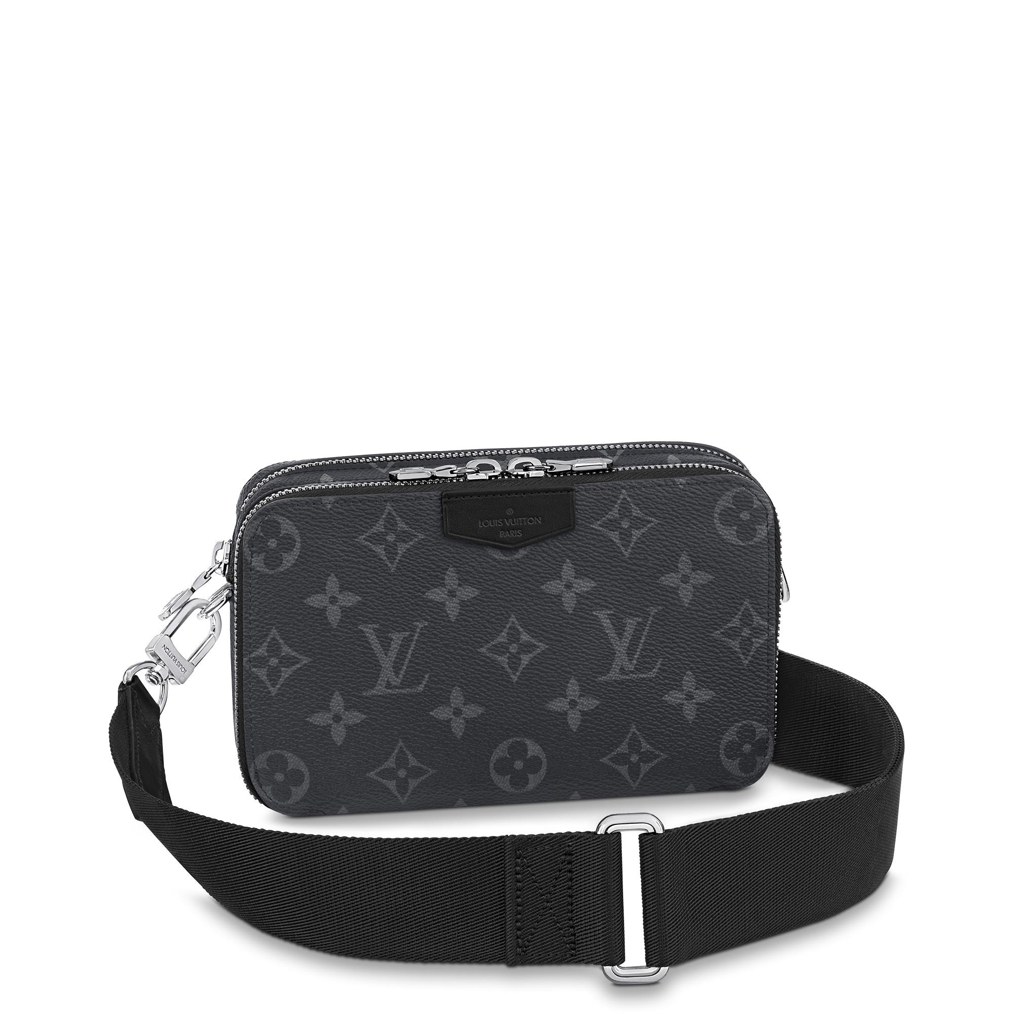 louis vuitton man bag black