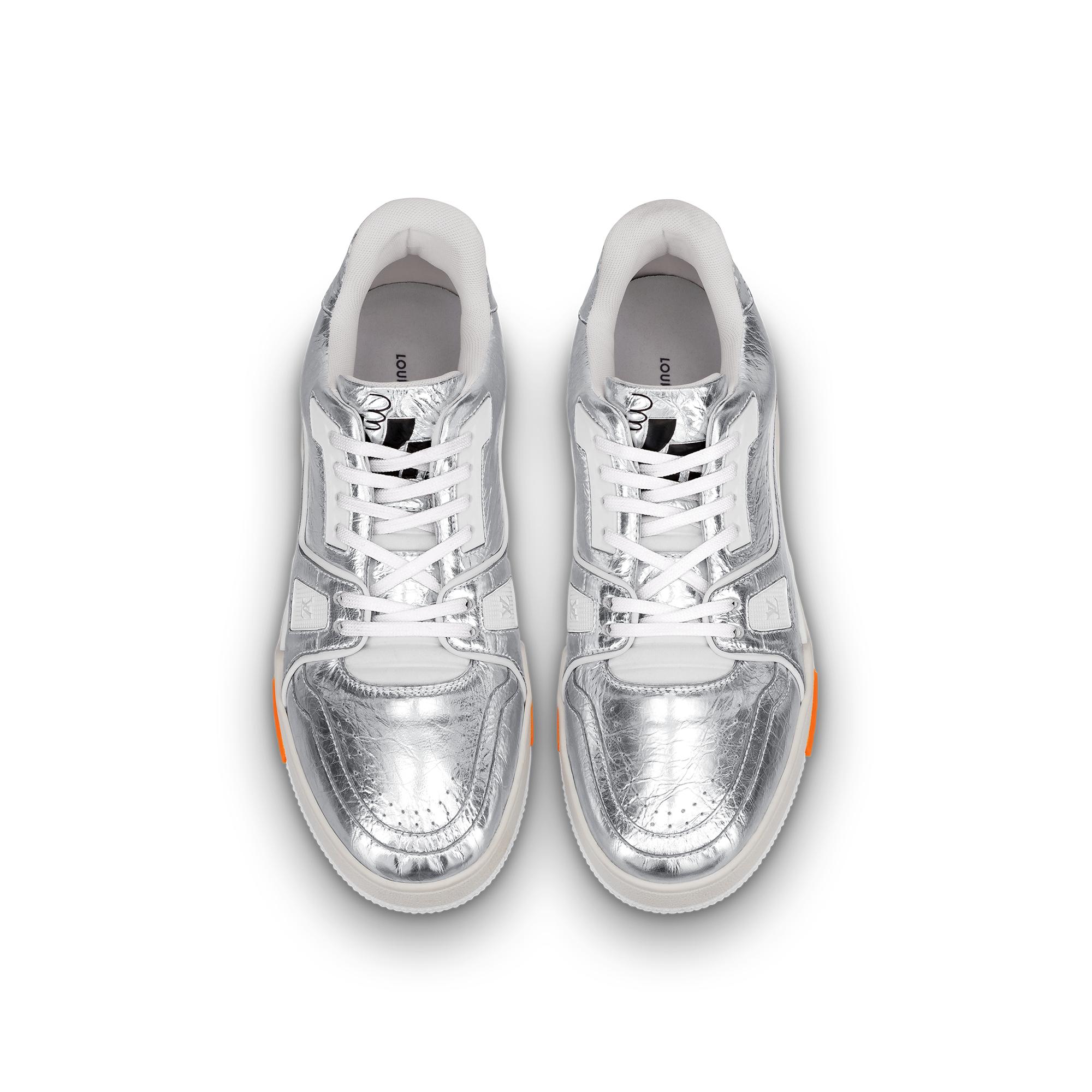 silver shoes
