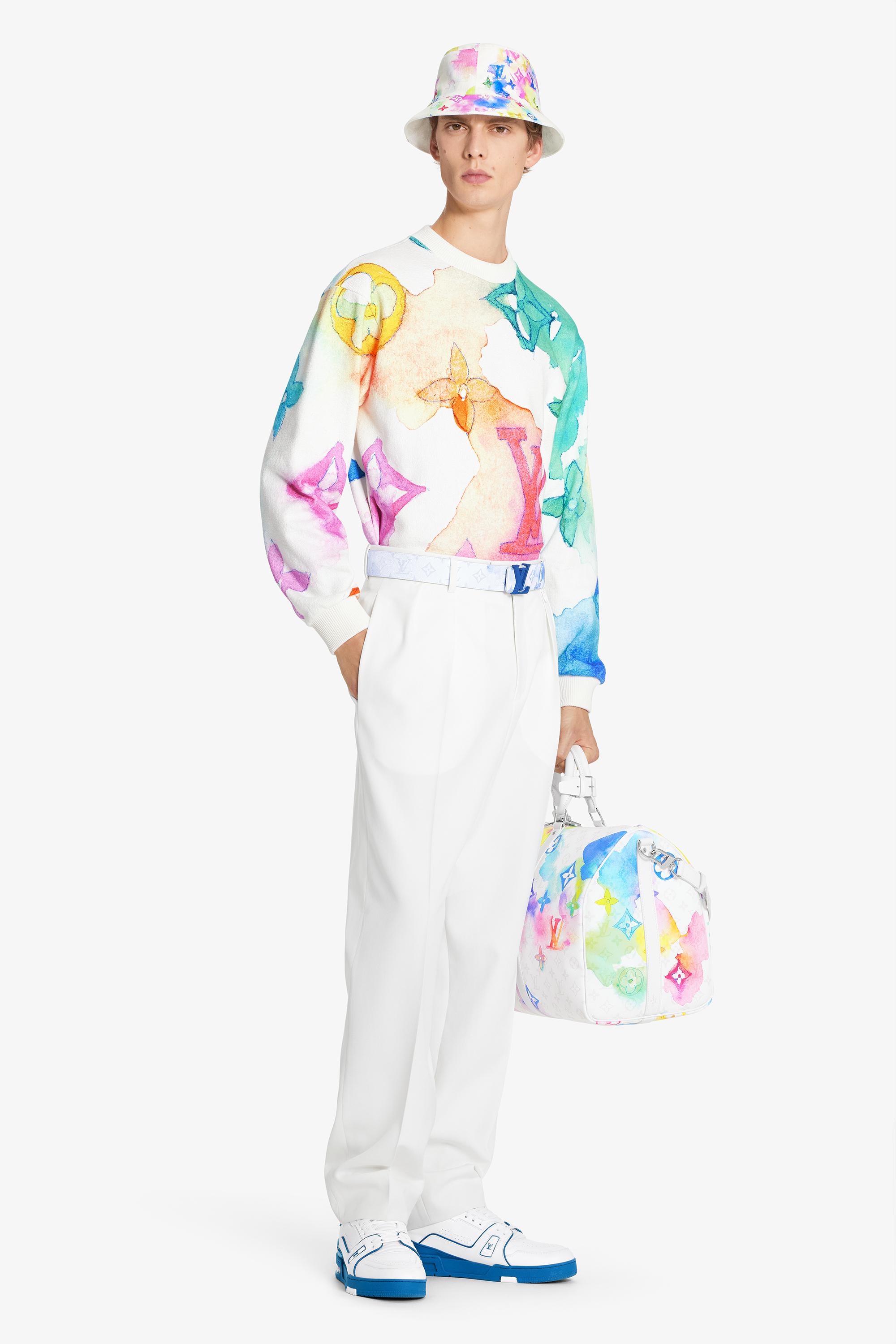 louis vuitton watercolor sweater