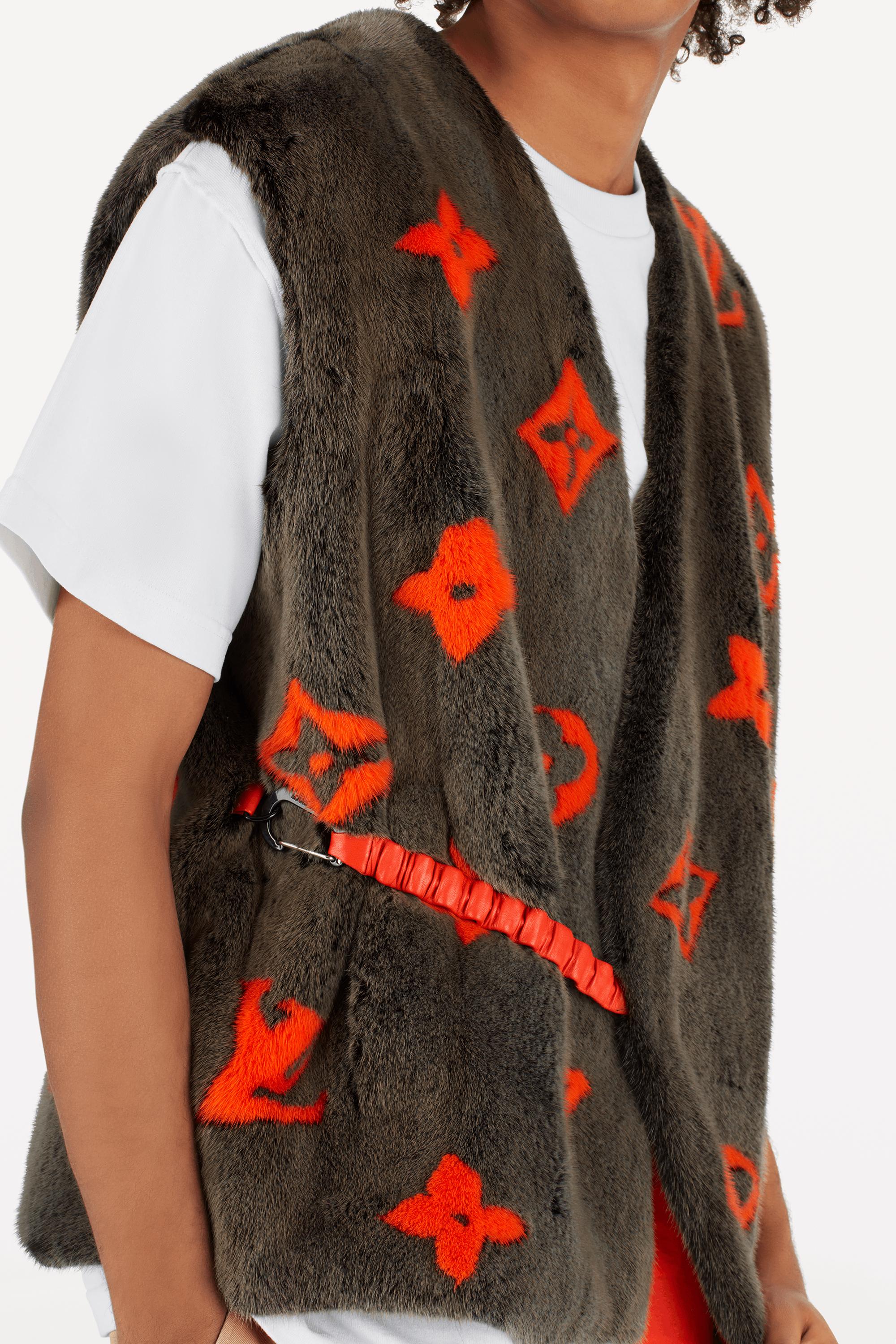 Monogram 嵌花貂皮背心 時裝系列 Louis Vuitton