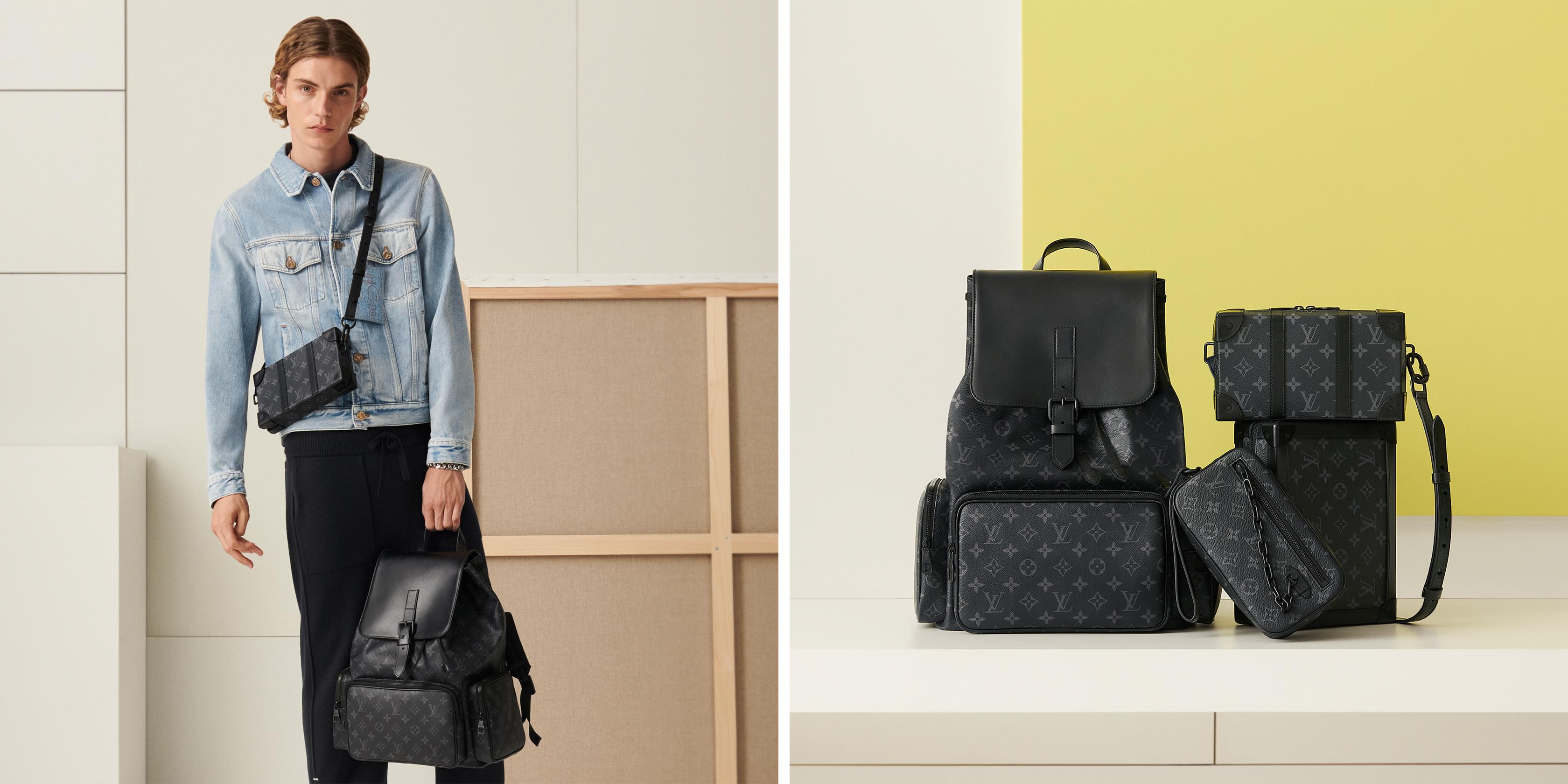 louis vuitton backpack trio eclipse monogram eclipse