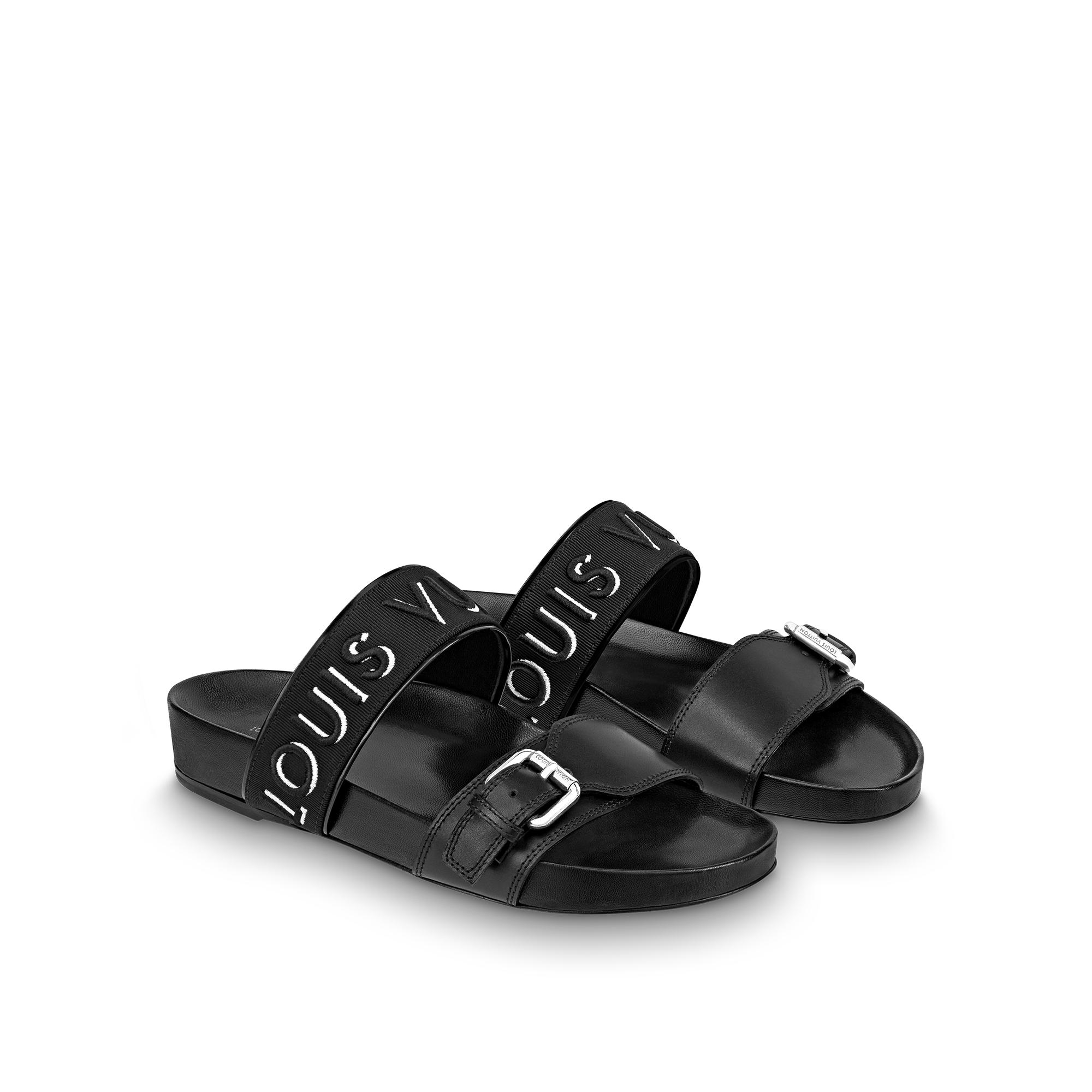 louis vuitton bom dia flat mule