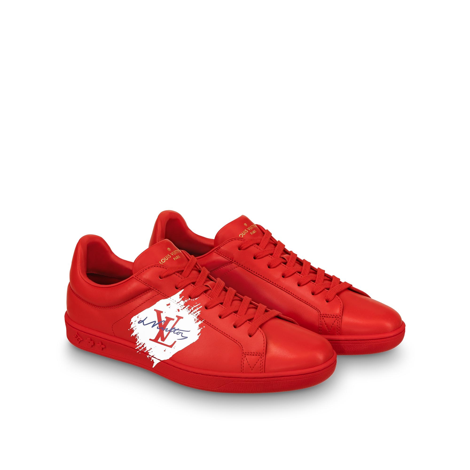 red louis vuitton shoes