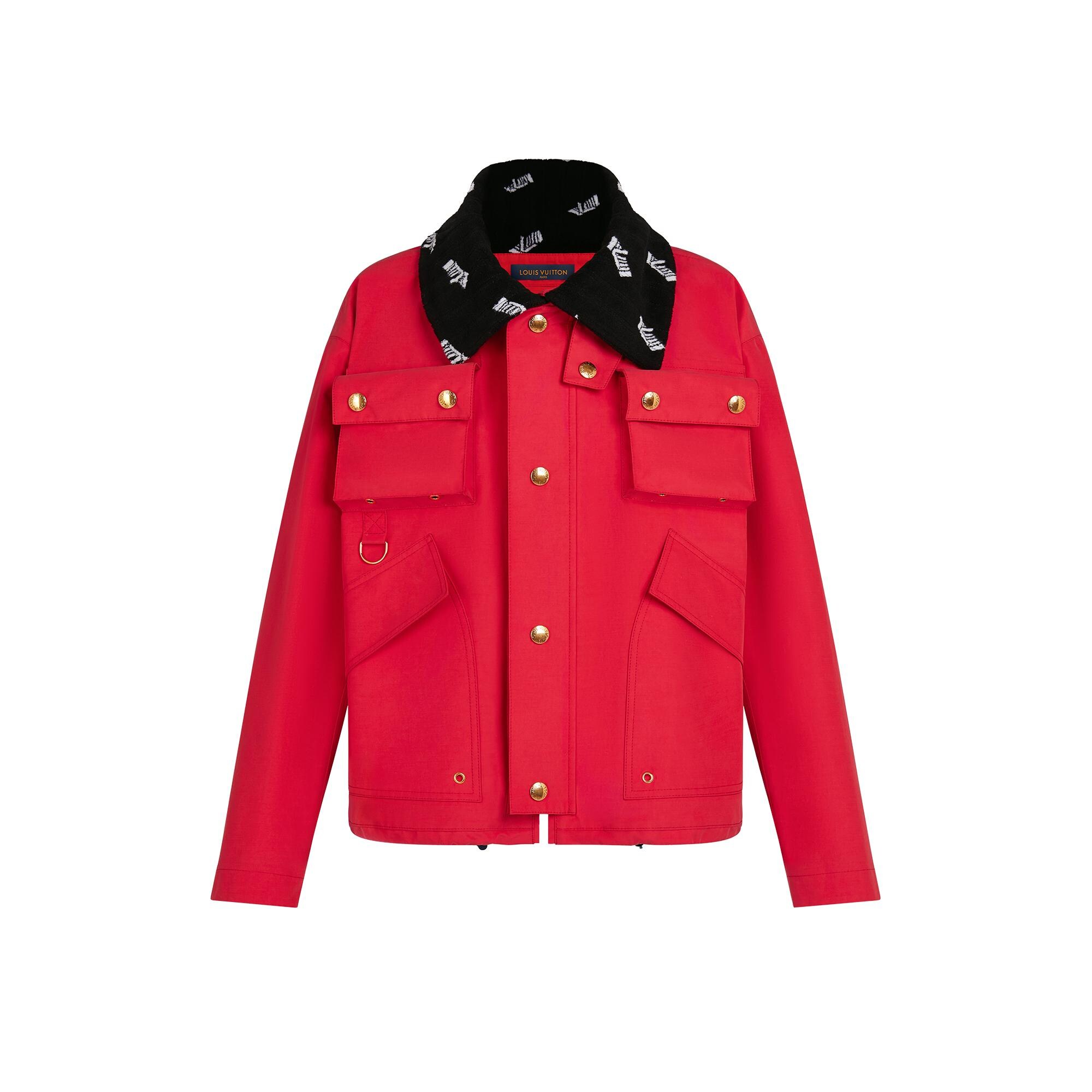 louis vuitton red jacket
