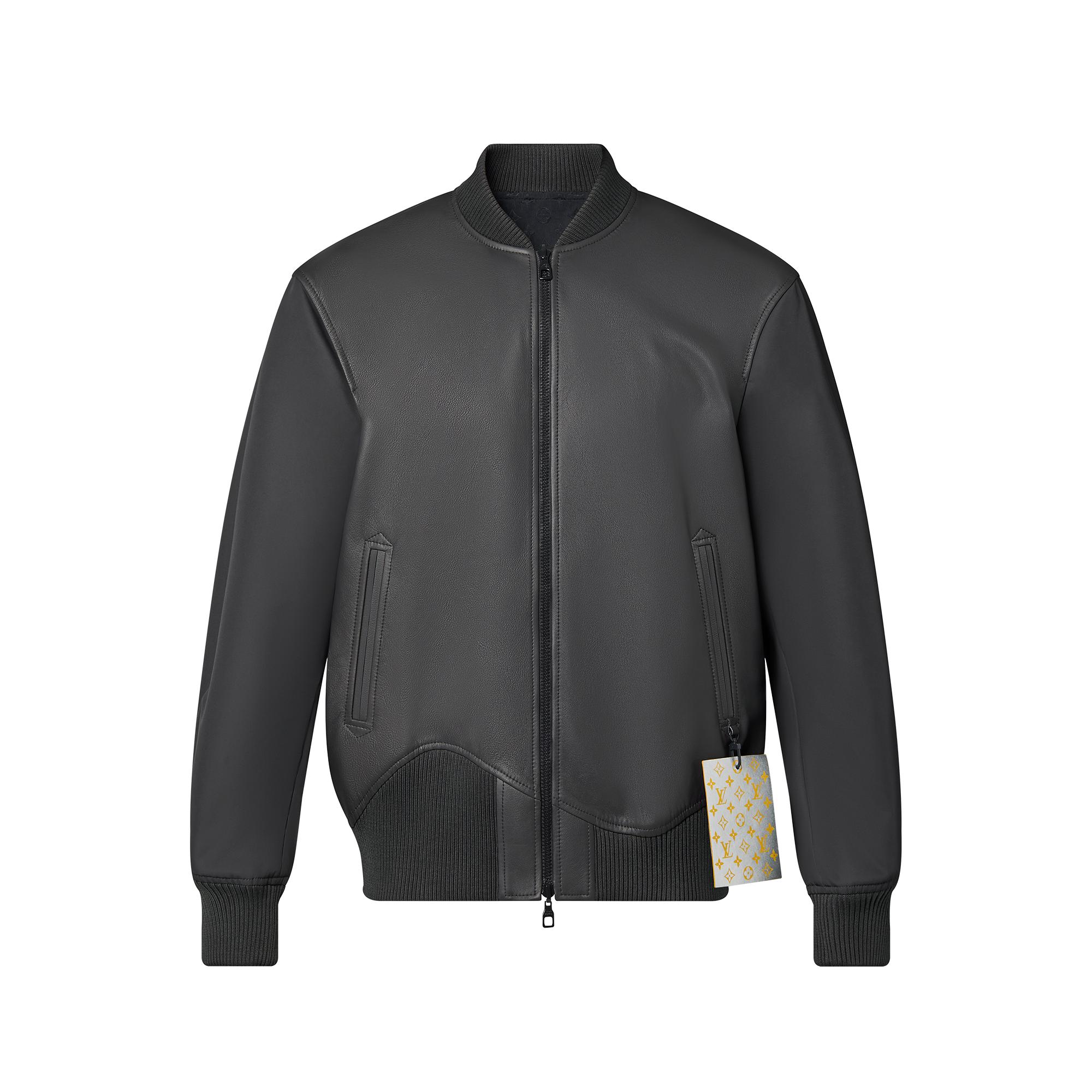 LVSE Reversible Leather Nylon Jacket 