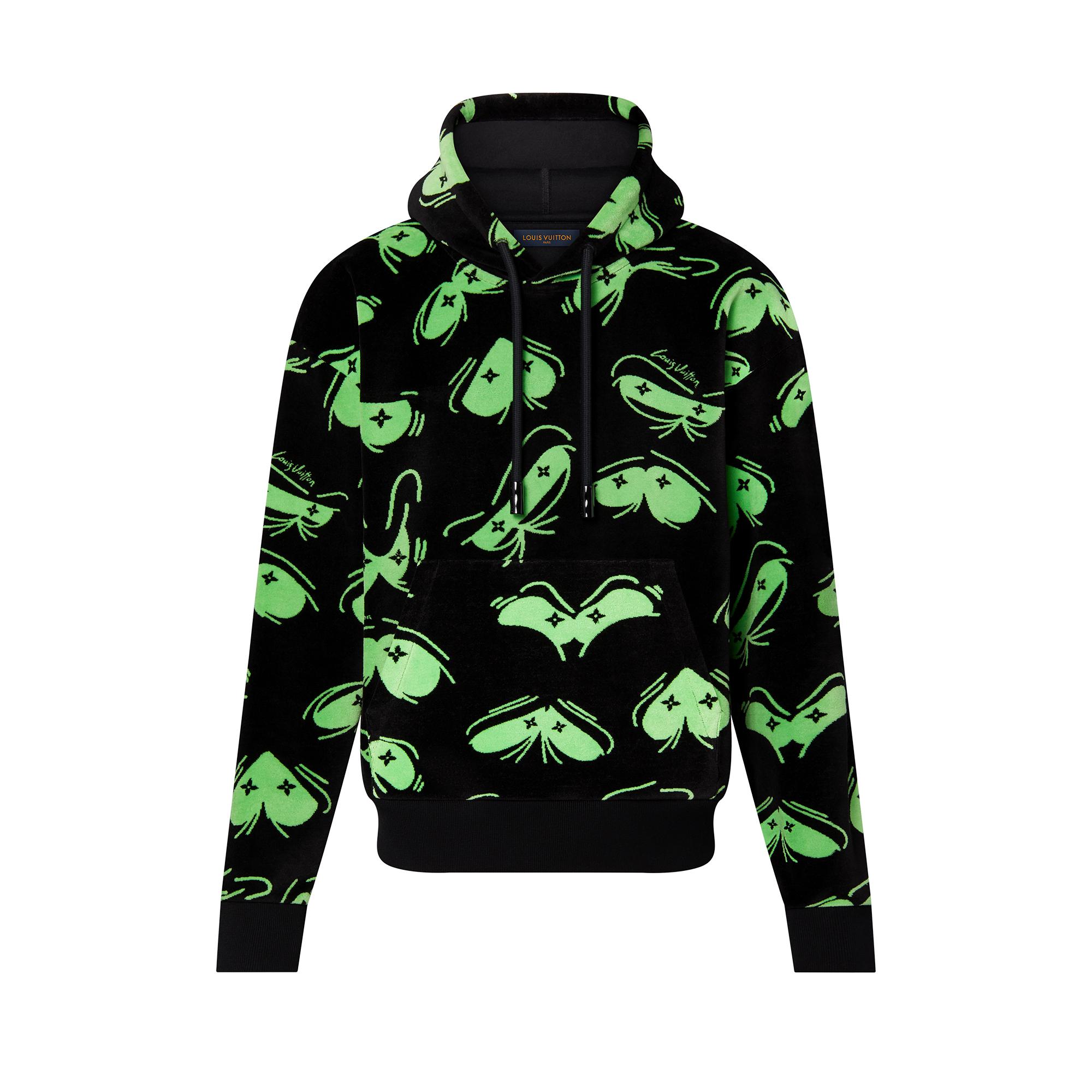 LV Eyes Graphic Jacquard Hoodie - Ready 