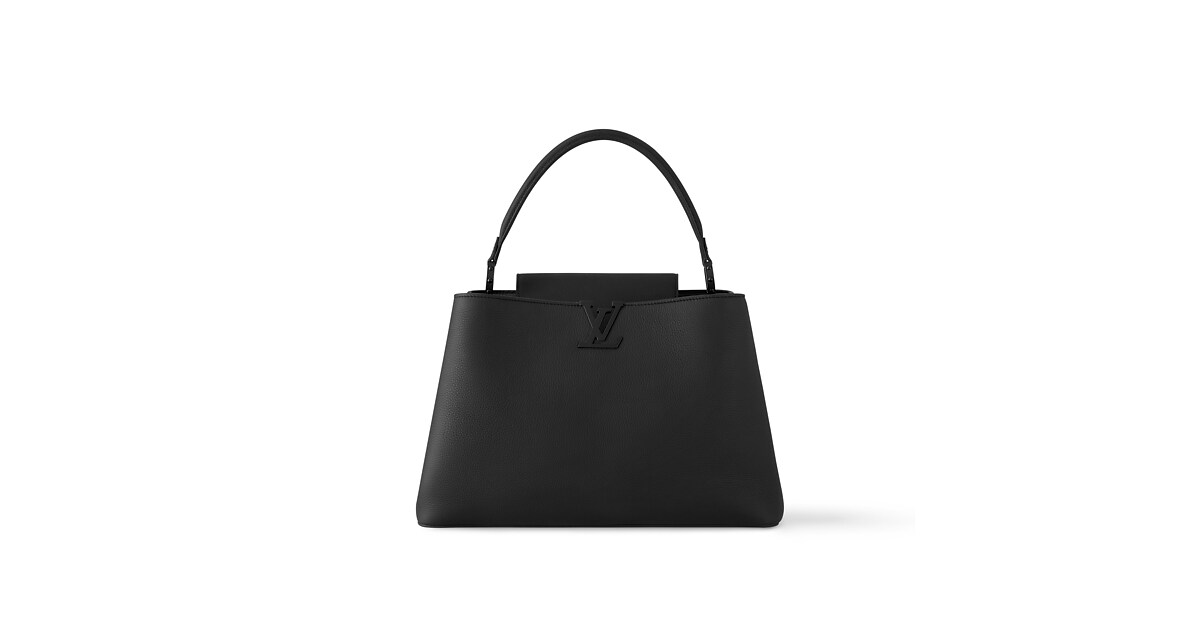 Capucines GM Souple Capucines Luxury Handbags M24880 Black