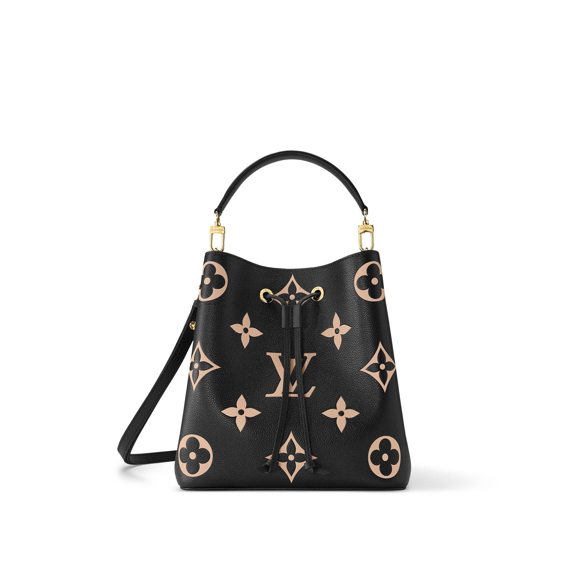 louis vuitton bag black and brown