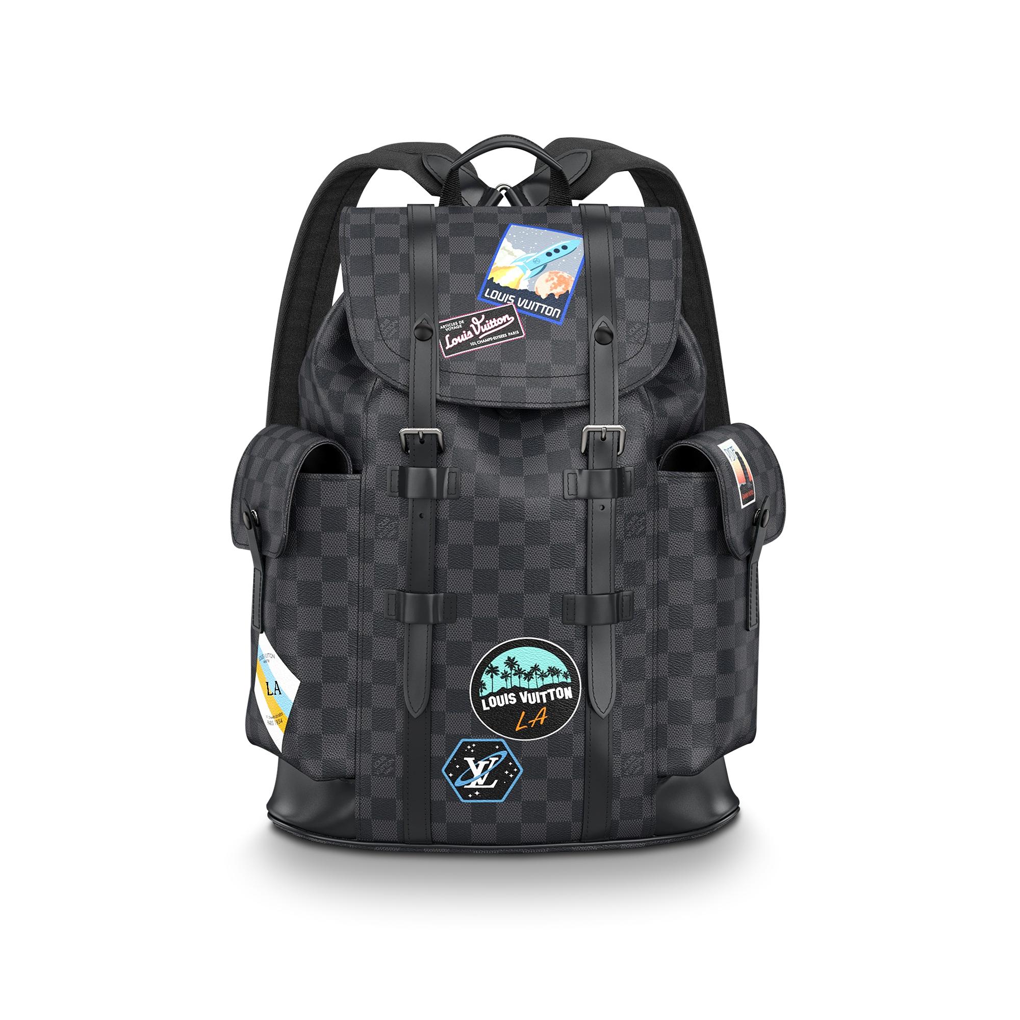 louis vuitton backpack patches