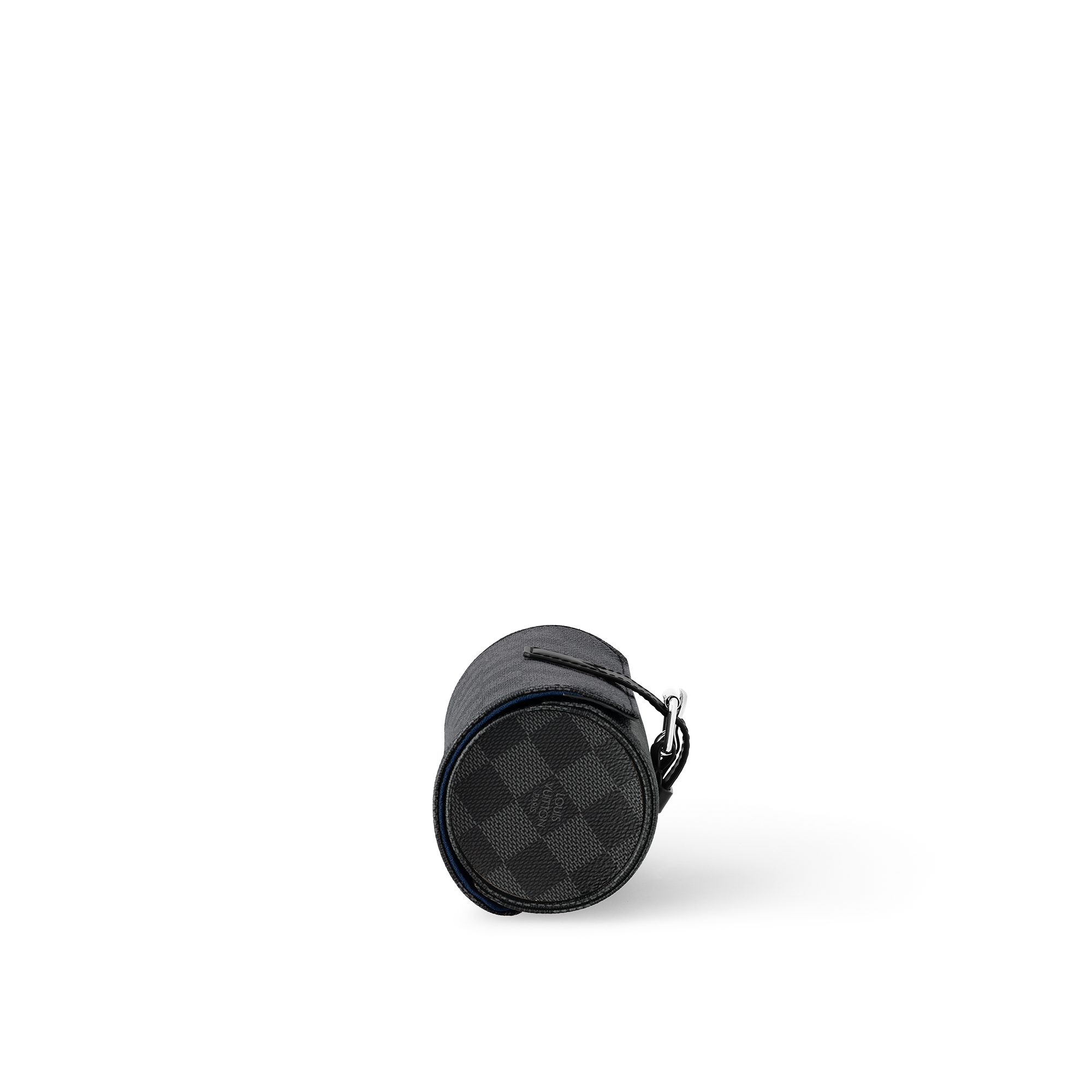 3 Watch Case Damier Graphite Canvas in Men