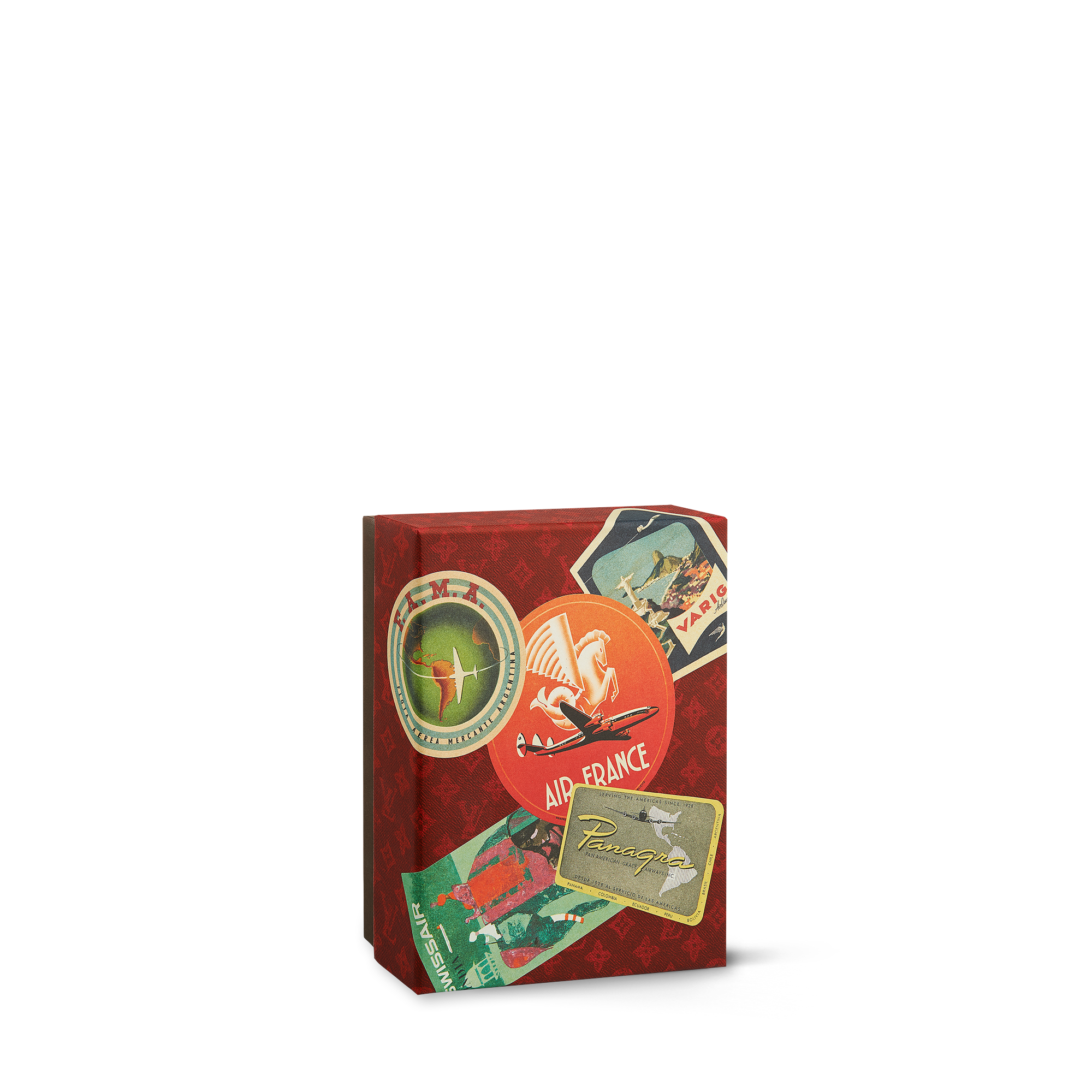 30張航空公司標籤明信片盒裝  in 行李箱、旅行用品及家居精品