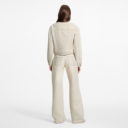 3D Monogram Denim Jacket in Women's Ready to Wear Coats and Jackets collections by Louis Vuitton (Product zoom)