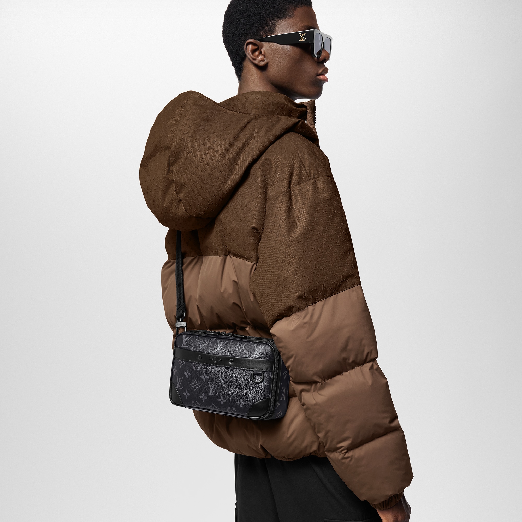 Alpha Messenger Monogram Eclipse Canvas in Men