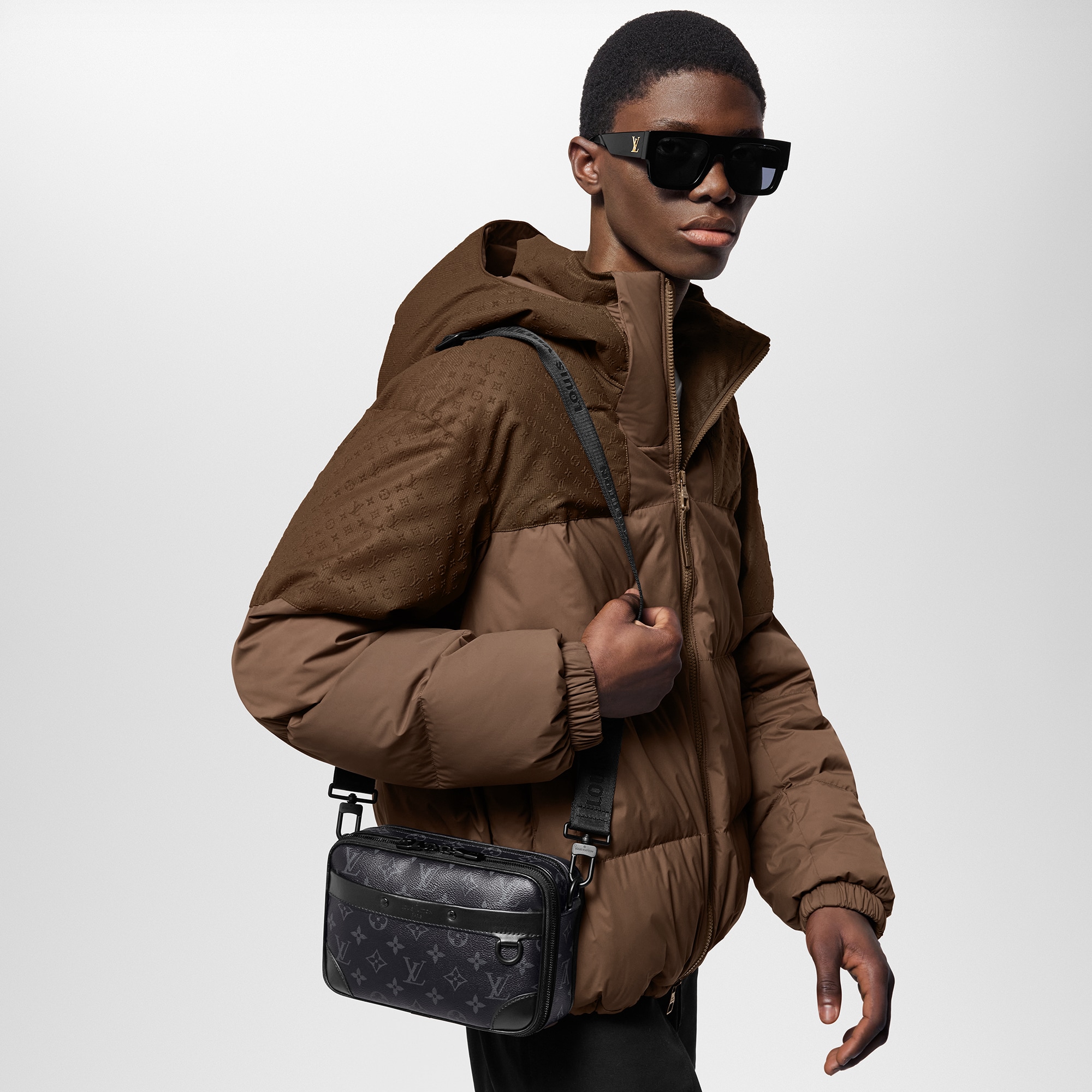 Alpha Messenger Monogram Eclipse Canvas in Men