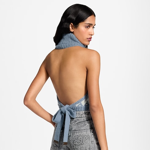 Alpine Knit Crop Top in Women's Ready to Wear Tops and Shirts collections by Louis Vuitton (Product zoom)