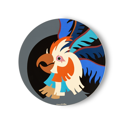 Animali Fantastici Parrot 餐碟 in 行李箱、旅行用品及家居精品's 家居及餐具精品 餐桌藝術 collections by Louis Vuitton (產品縮放)