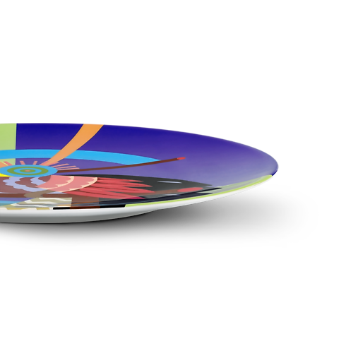 Animali Fantastici Royal Parrot Dinner Plate in Trunks, Travel and Home's Home and Art of Dining Art of Dining collections by Louis Vuitton (Product zoom)