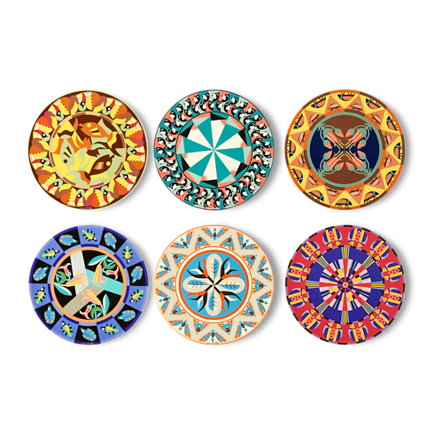 Animali Fantastici Set Of 6 Presentation Plates in Trunks, Travel and Home's Home and Art of Dining Art of Dining collections by Louis Vuitton (Product zoom)