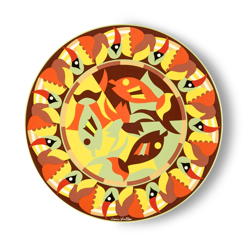 Animali Fantastici Toucan Presentation Plate in Trunks, Travel and Home's Home and Art of Dining Art of Dining collections by Louis Vuitton (Product zoom)