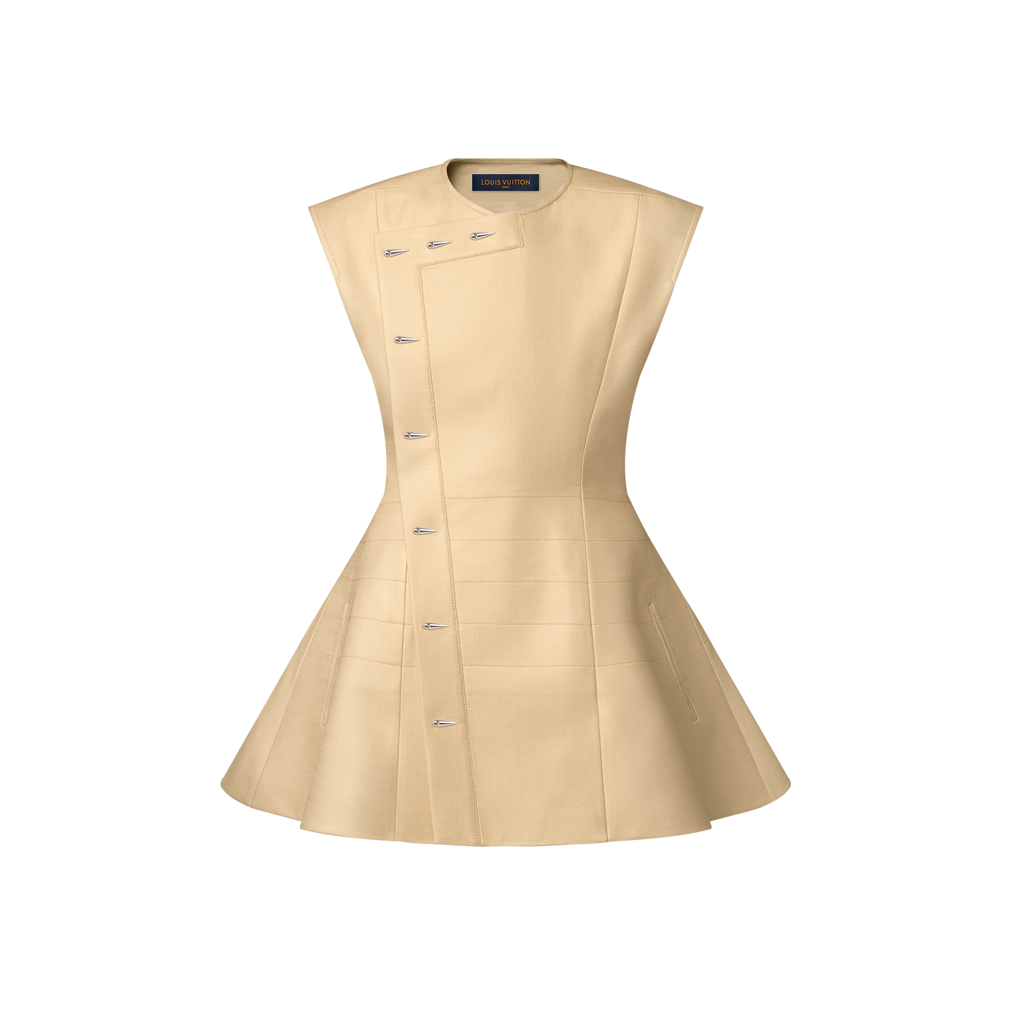 Asymmetrical Button Dress - Ready to Wear - 1AHG23 | LOUIS VUITTON