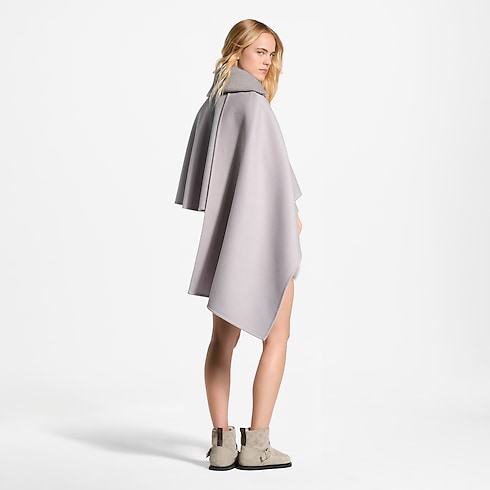 Asymmetrical Mahina Cape Coat in Women's Ready to Wear Coats and Jackets collections by Louis Vuitton (Product zoom)
