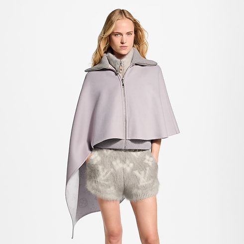 Asymmetrical Mahina Cape Coat in Women's Ready to Wear Coats and Jackets collections by Louis Vuitton (Product zoom)