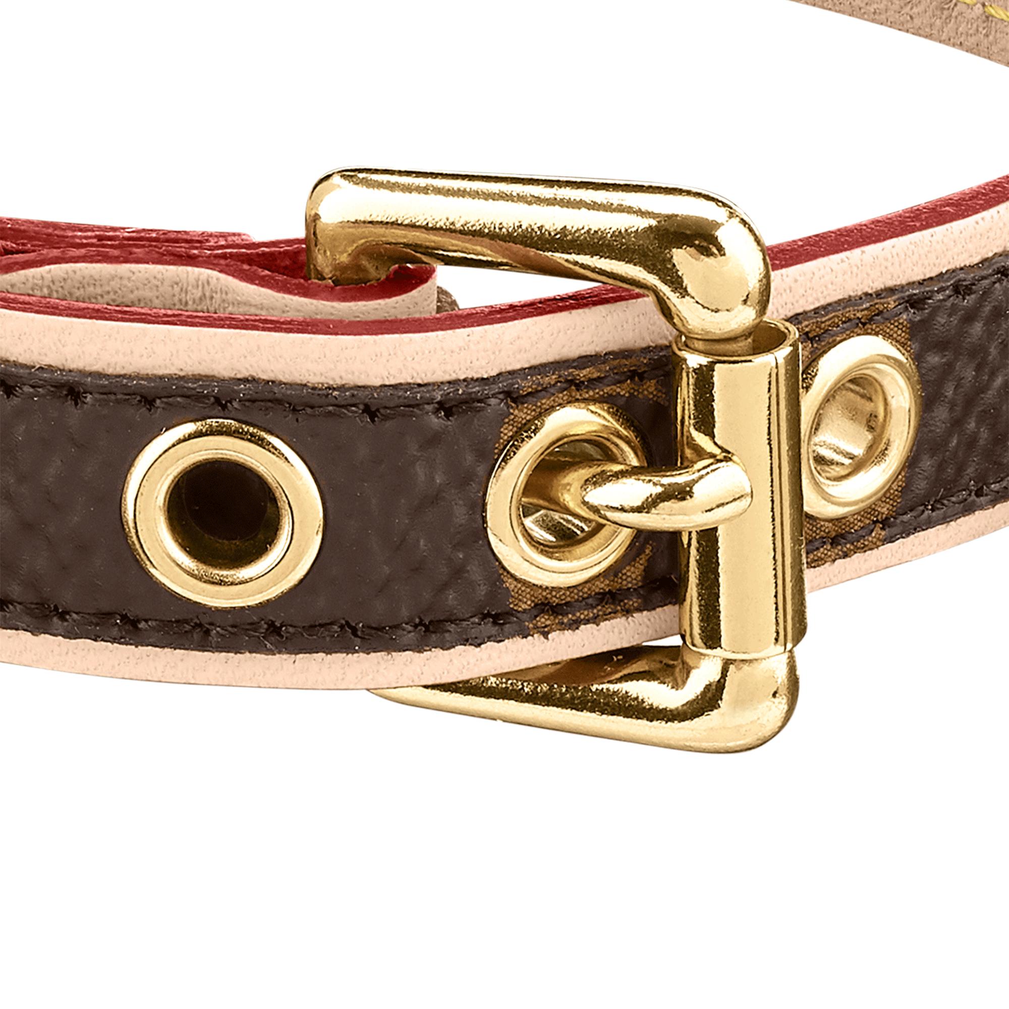 monogram dog collar