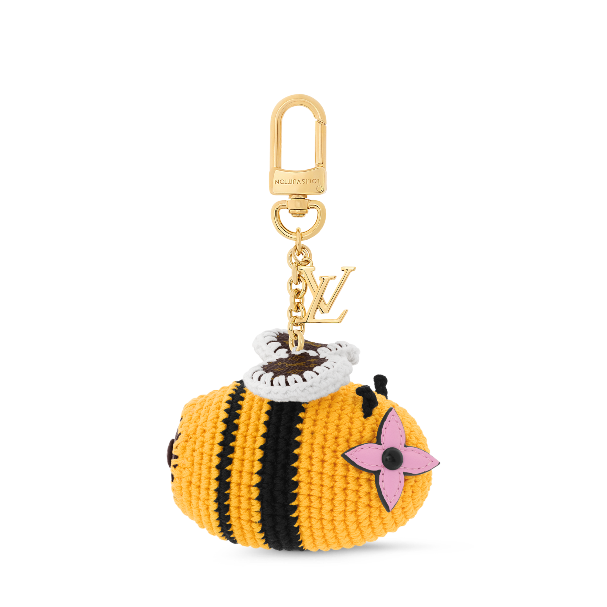 Bee LV Crochet Bag Charm . in Women