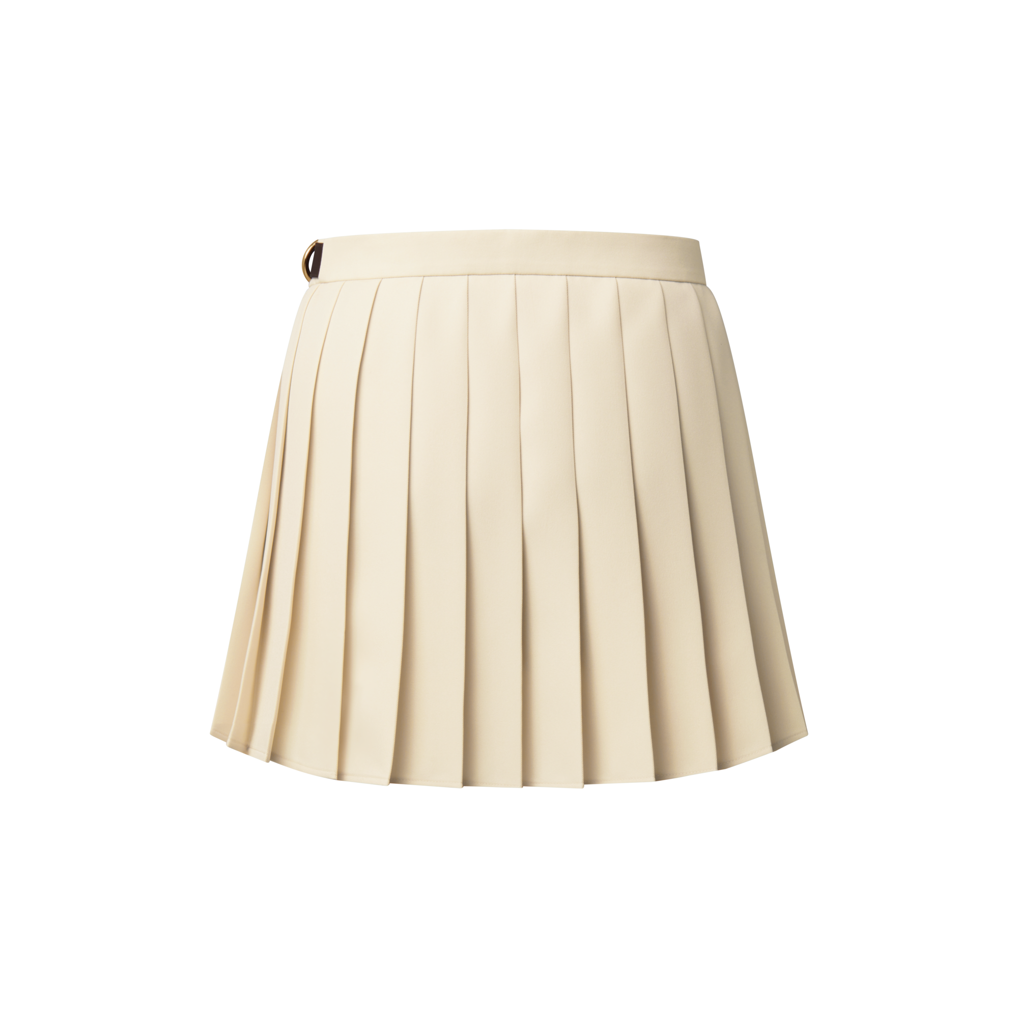 腰帶細節褶襉迷你半截裙  in 女士