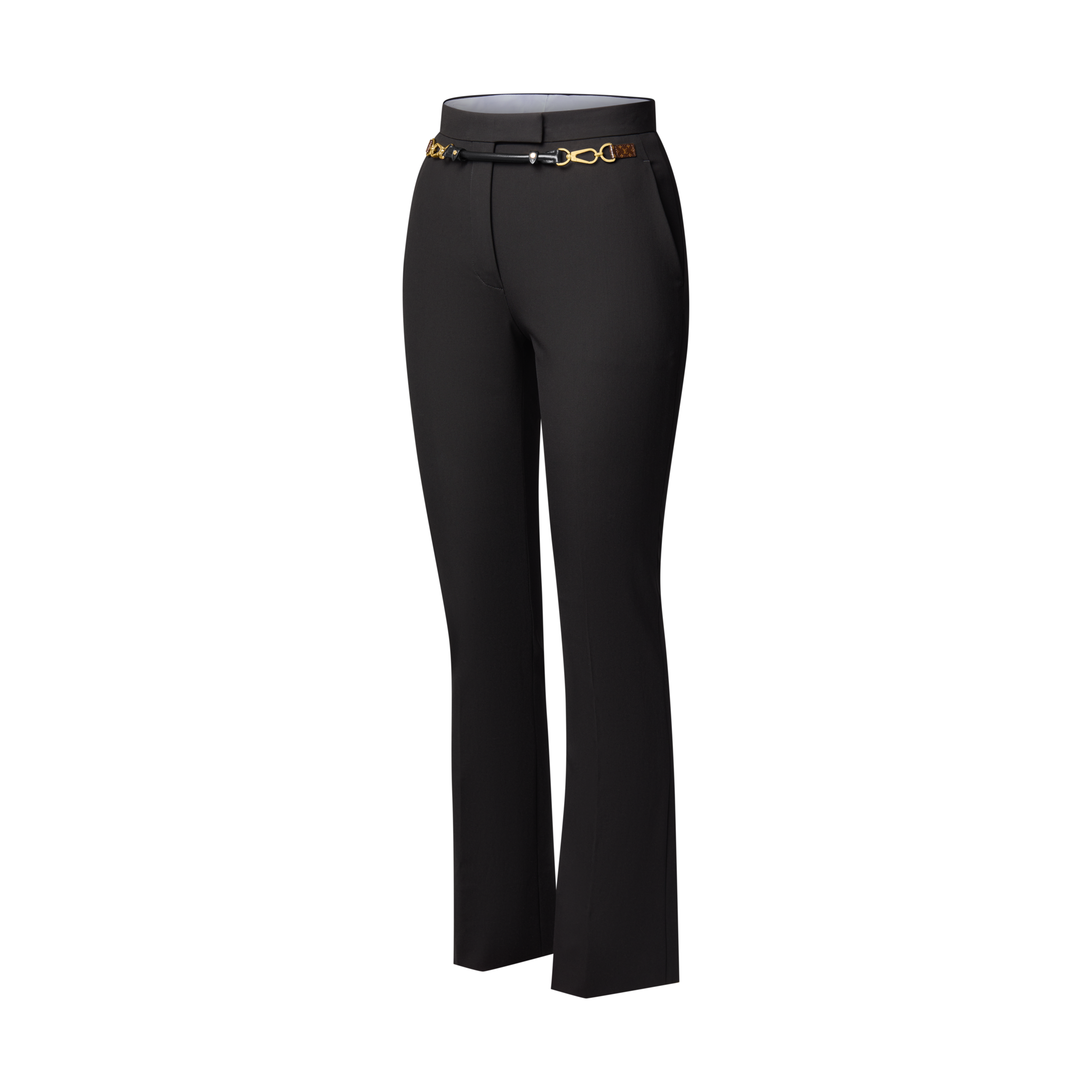 Belt Detail Tailored Pants  in Women