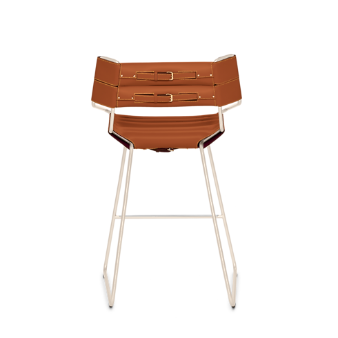 Belt Stool Bar By Atelier Oi in Trunks, Travel and Home's Home and Art of Dining Furniture collections by Louis Vuitton (Product zoom)