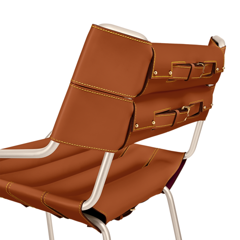 Belt Stool Bar By Atelier Oi in Trunks, Travel and Home's Home and Art of Dining Furniture collections by Louis Vuitton (Product zoom)