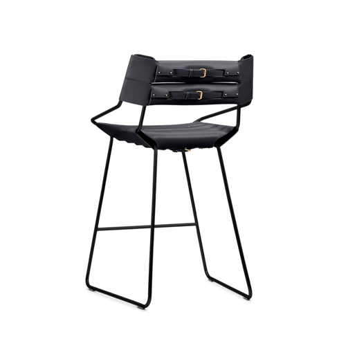 Belt Stool Bar By Atelier Oi in Trunks, Travel and Home's Home and Art of Dining Furniture collections by Louis Vuitton (Product zoom)