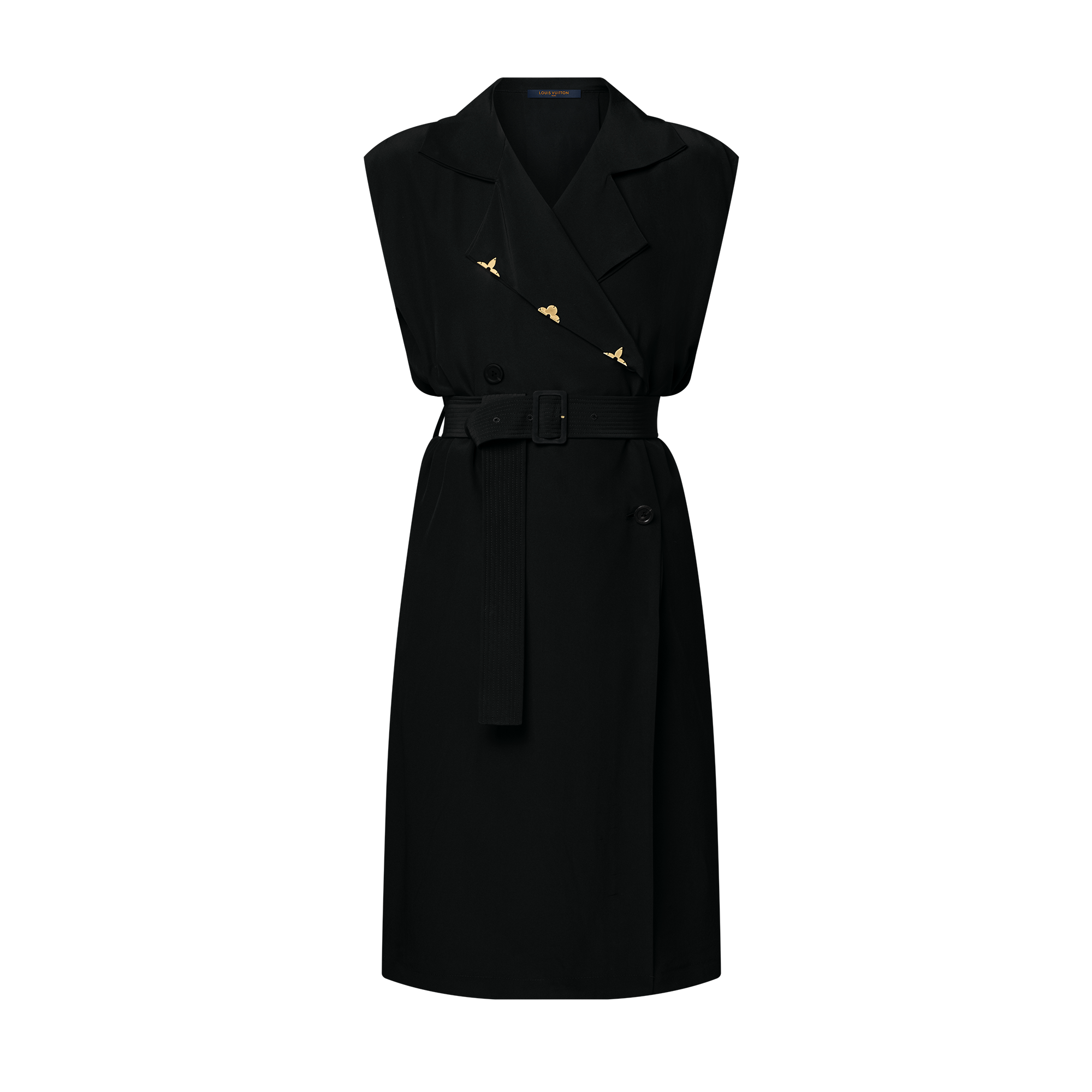 Belted Double-Breasted Dress  in Women