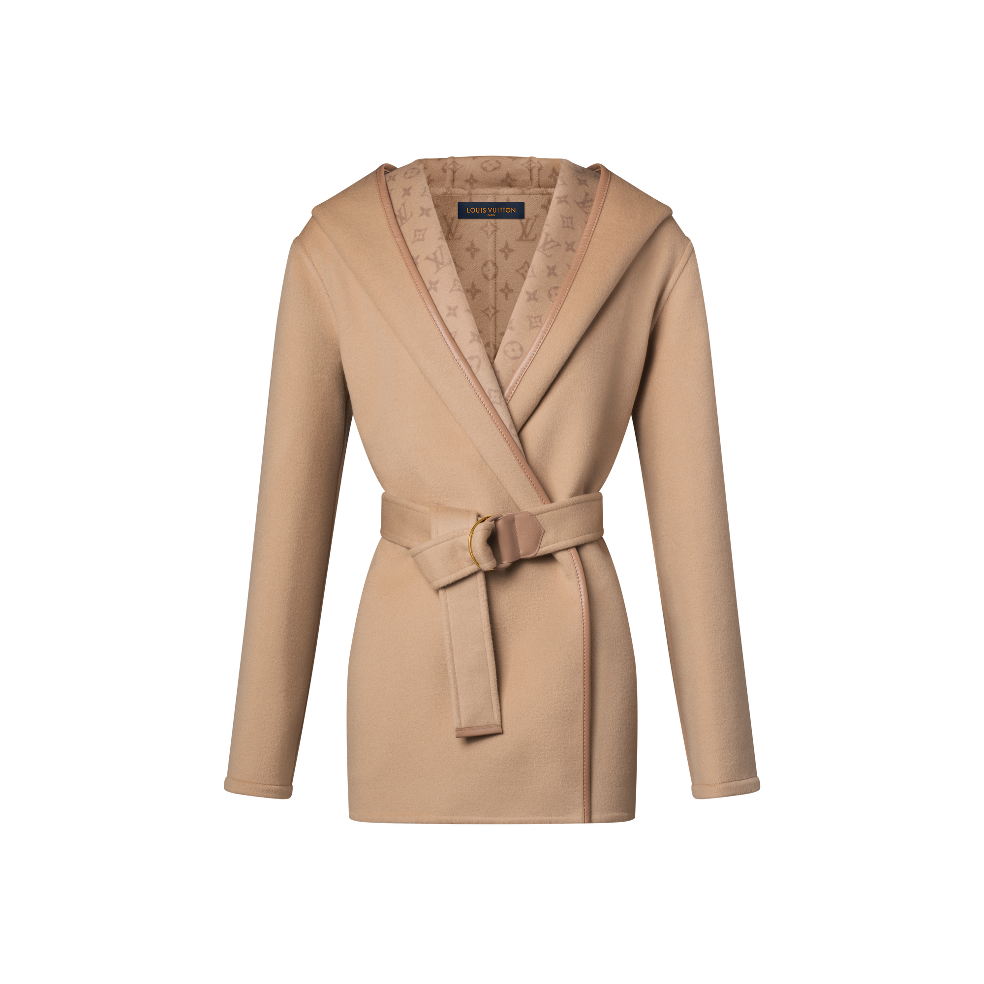 裹式腰帶短大衣  in 女士