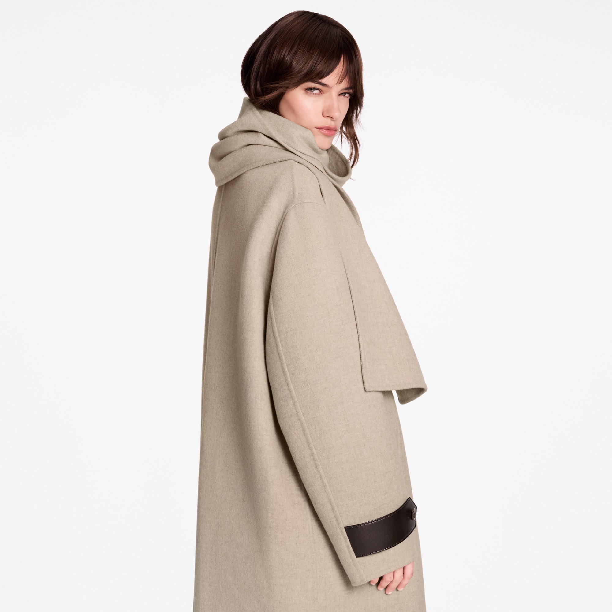 Blanket Scarf Coat  in Women