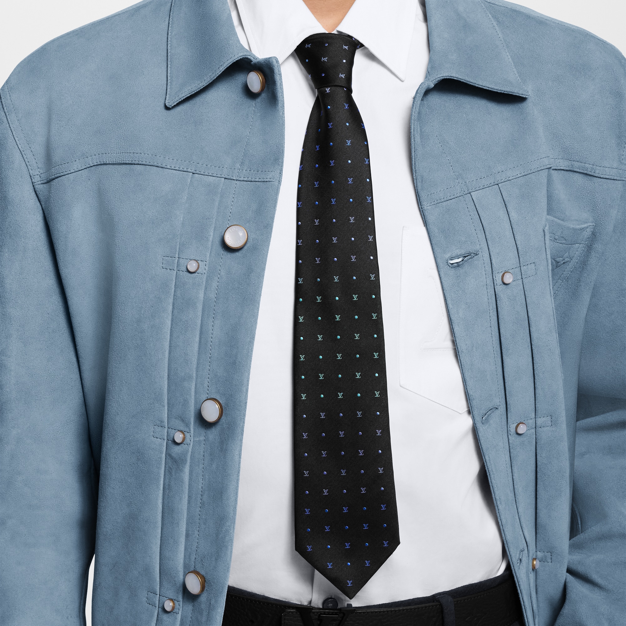 Blason Dots Tie . in Men