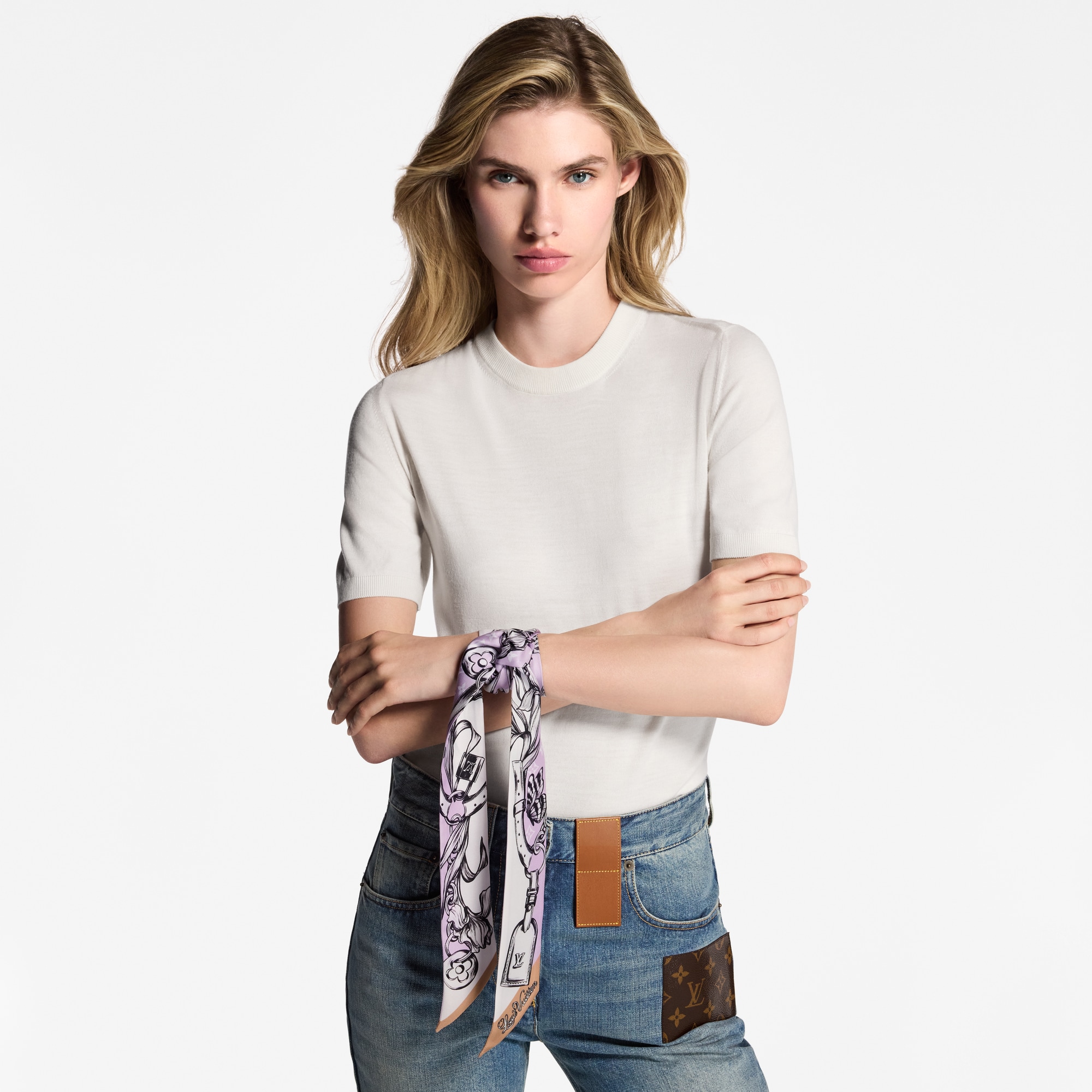 Blooming Monogram BB 長絲巾 . in 女士