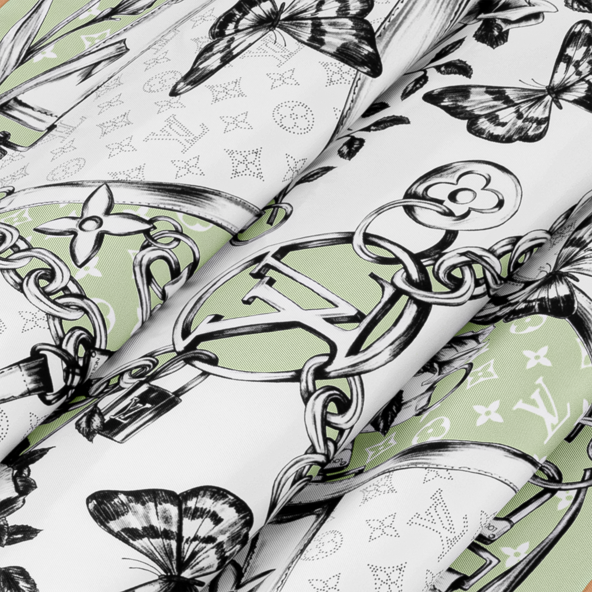 Blooming Monogram Square 90 . in Women