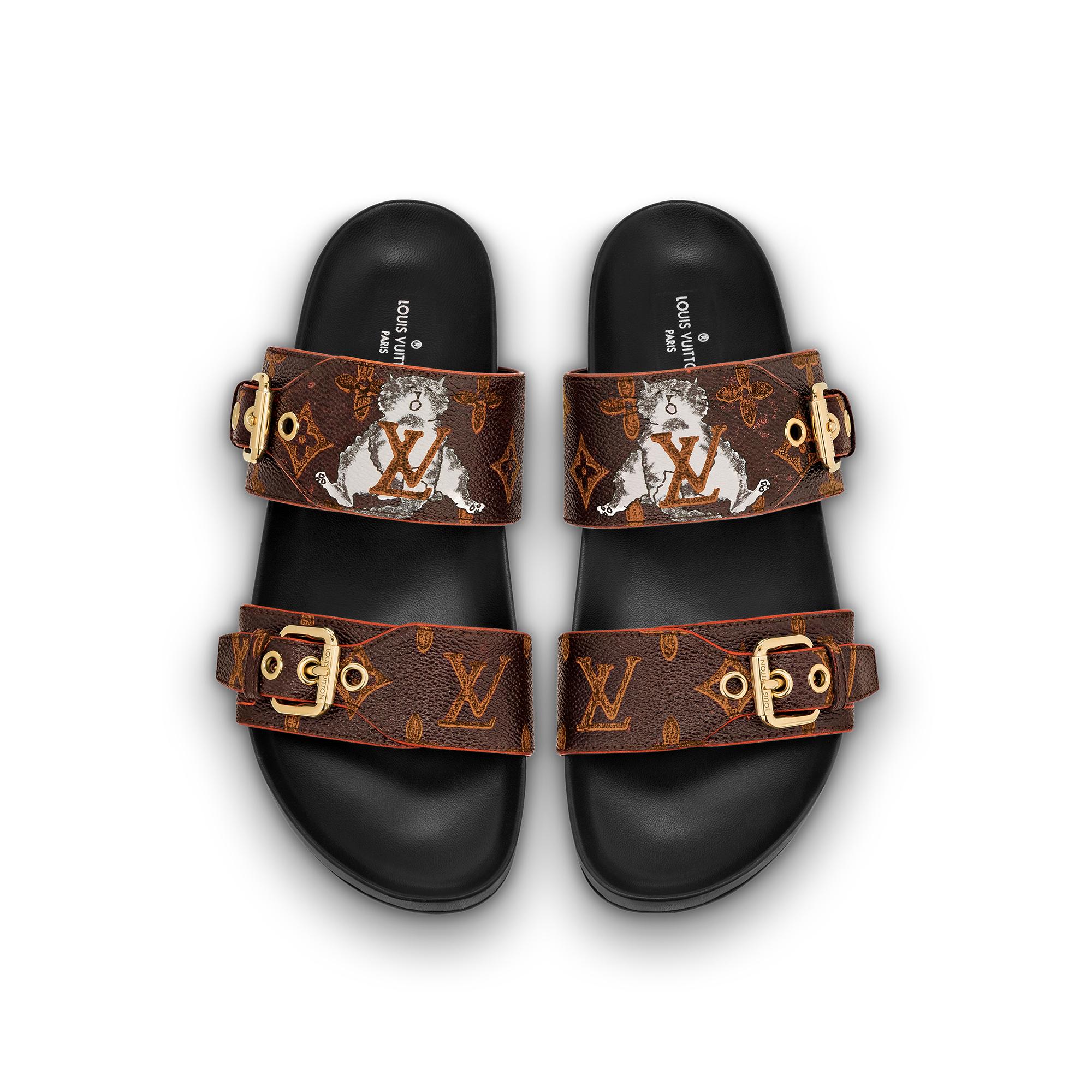 bom dia flat mule louis vuitton