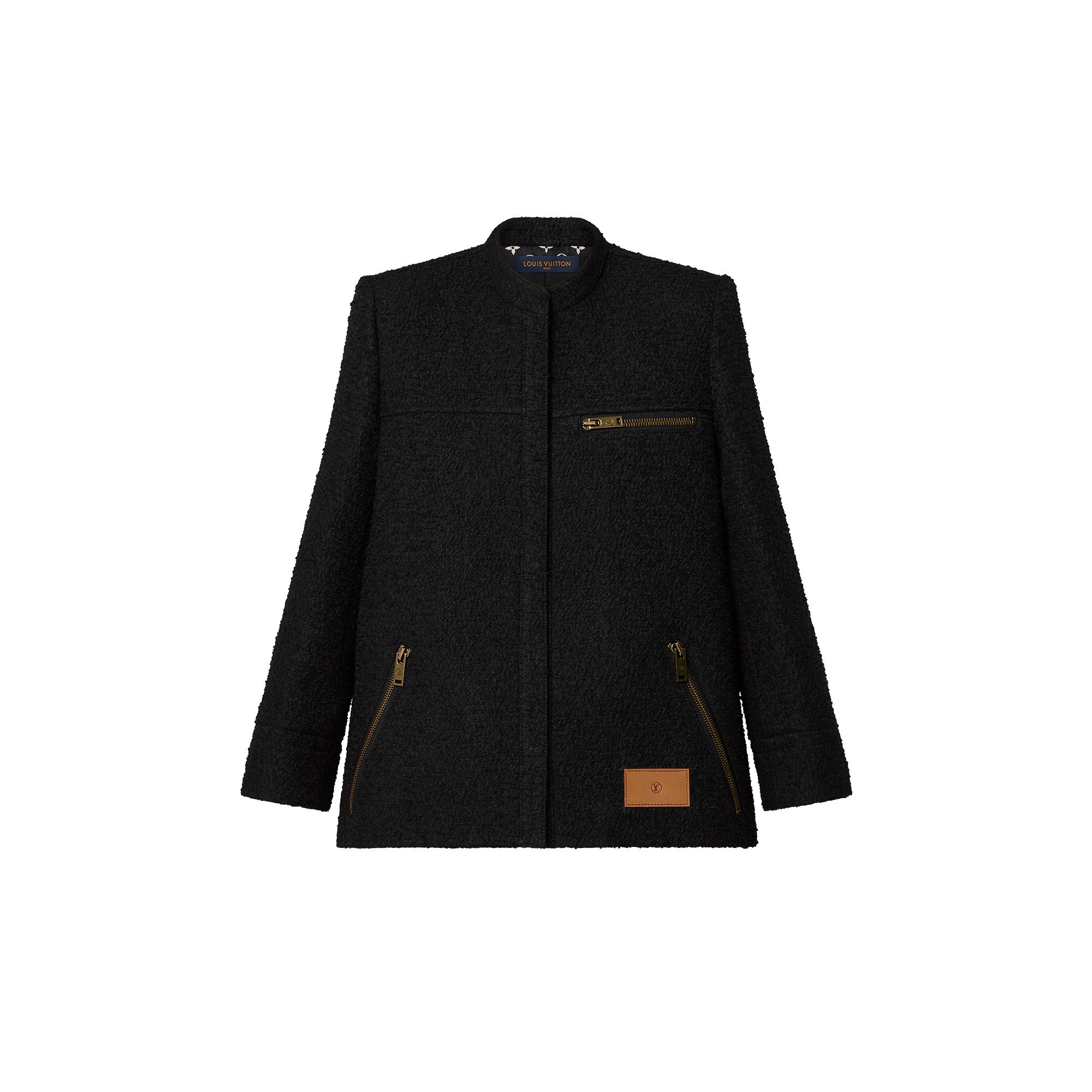 Bouclé Wool Officer Jacket - Ready to 