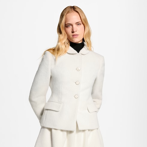 Brushed Fitted Jacket in Women's Ready to Wear Coats and Jackets collections by Louis Vuitton (Product zoom)