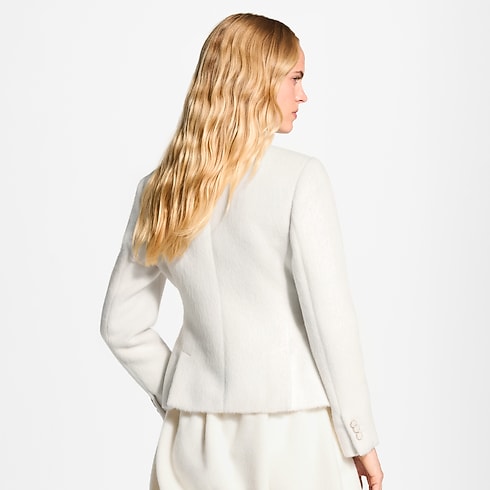 Brushed Fitted Jacket in Women's Ready to Wear Coats and Jackets collections by Louis Vuitton (Product zoom)