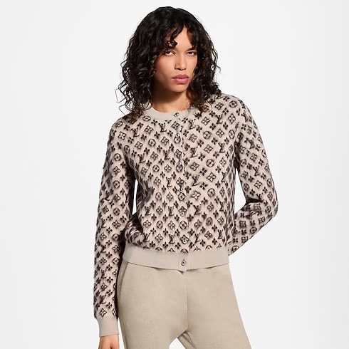 Brushed Monogram Cardigan in Women's Ready to Wear Knitwear collections by Louis Vuitton (Product zoom)