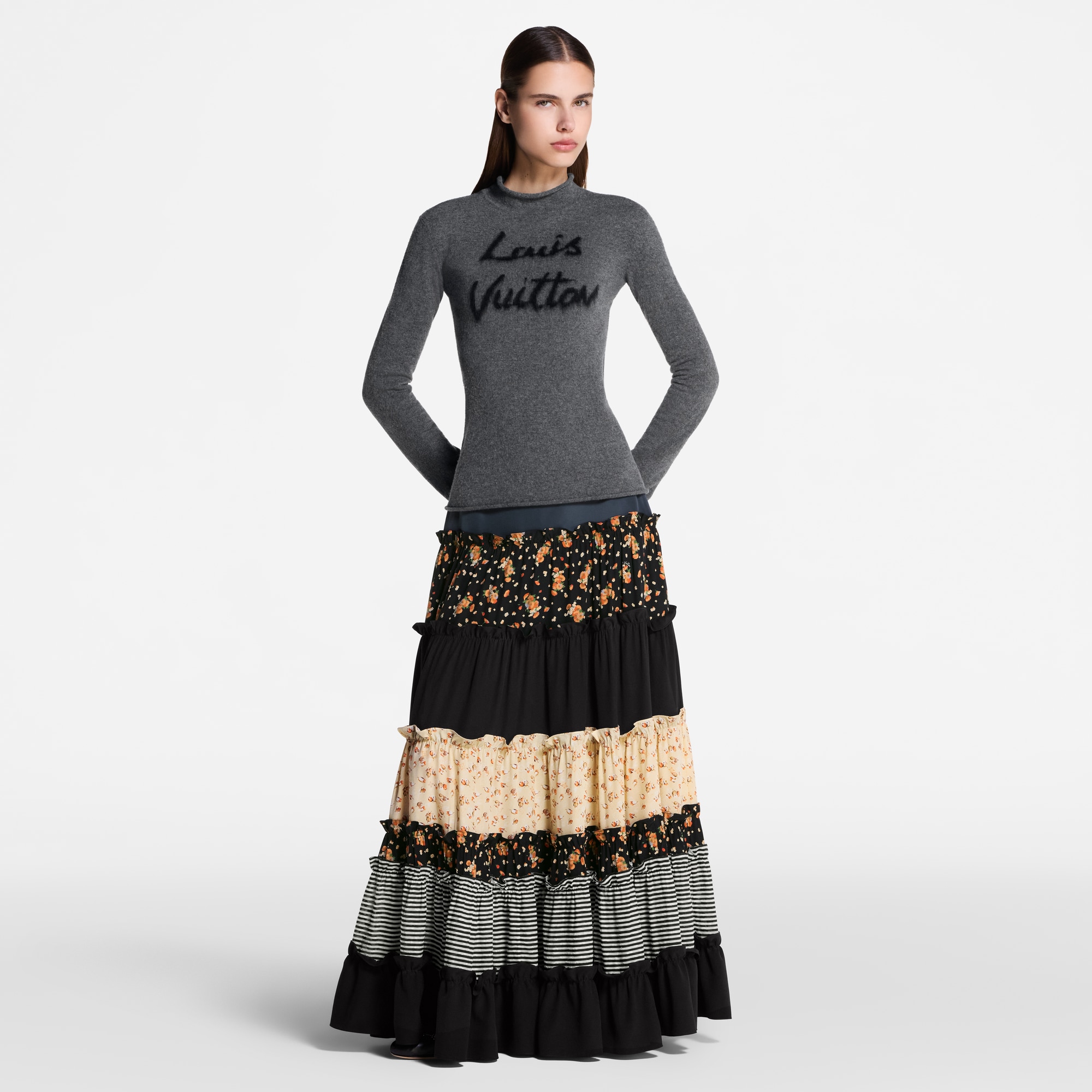 刷毛標誌套頭衫  in 女士