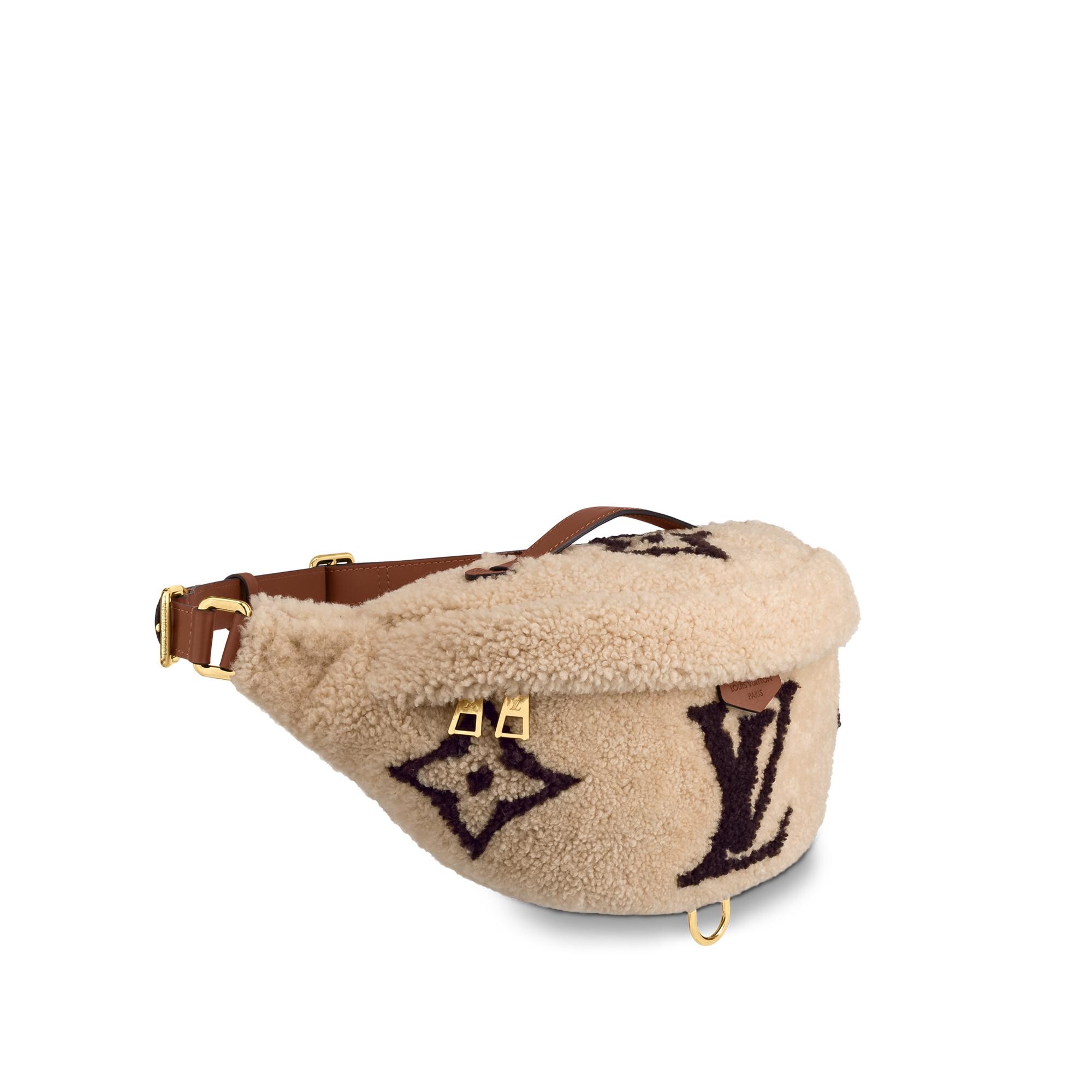 lv fur bag