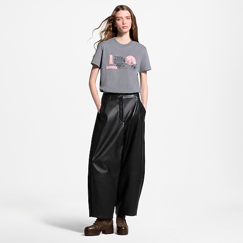 Car Print T-Shirt in Women's Ready to Wear T-shirts and Sweatshirts collections by Louis Vuitton (Product zoom)