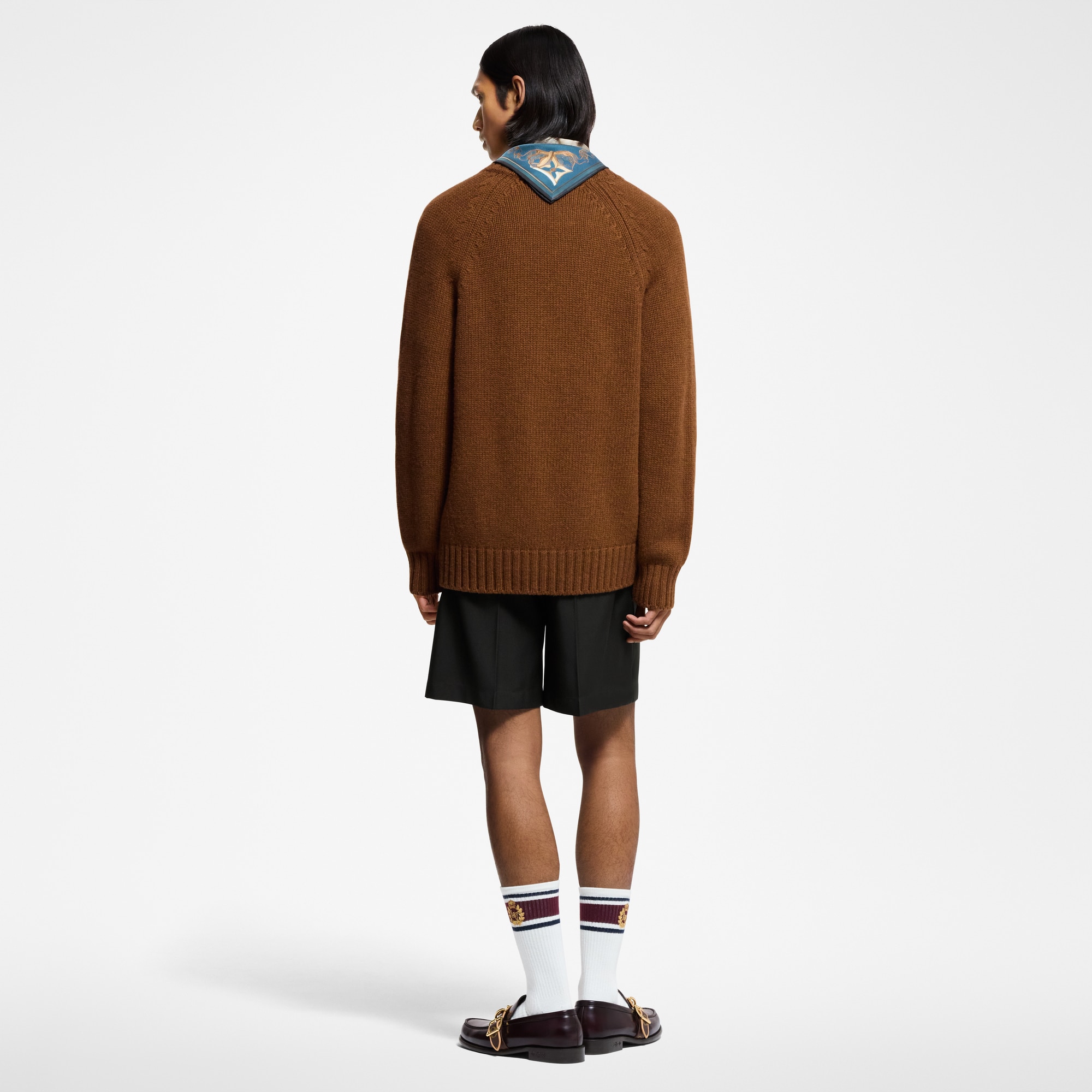 山羊絨混紡開襟外套  in 男士