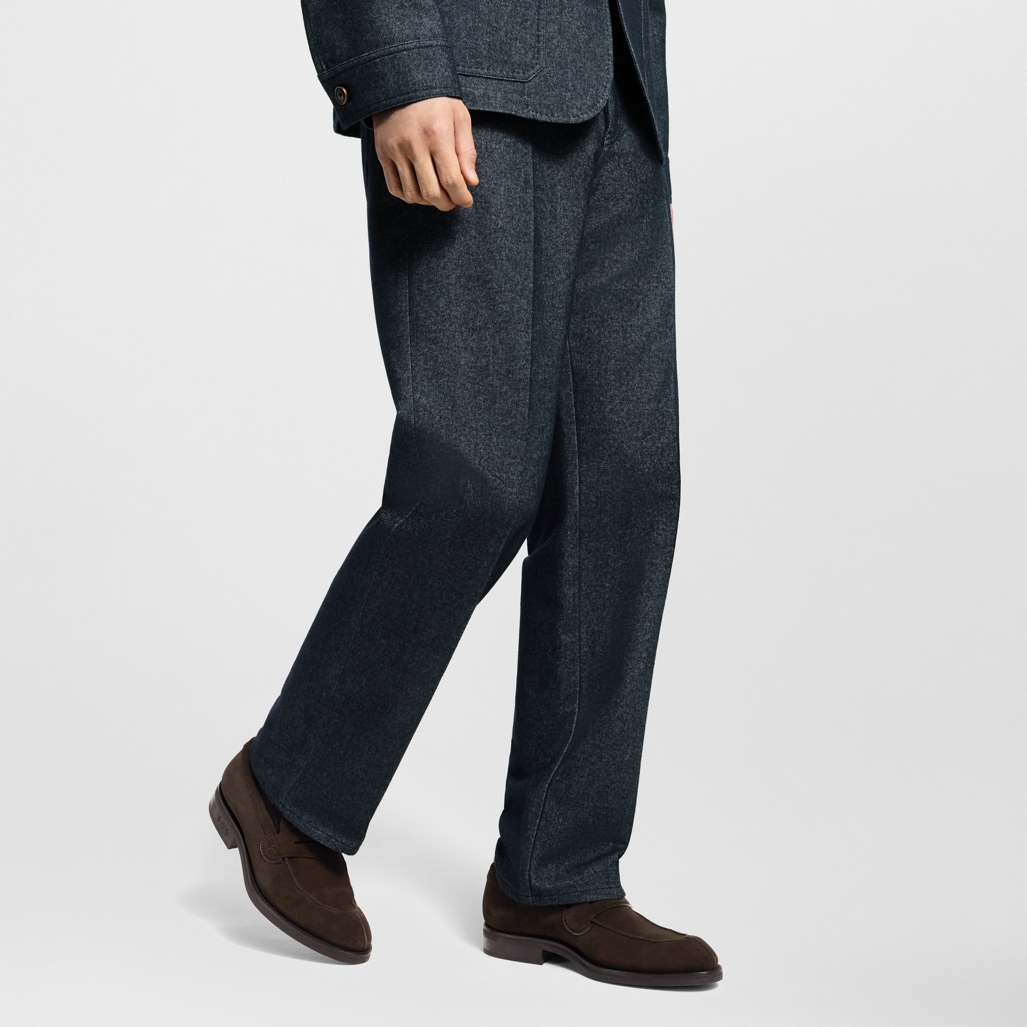 Cashmere Blend Formal Denim Pants  in Men